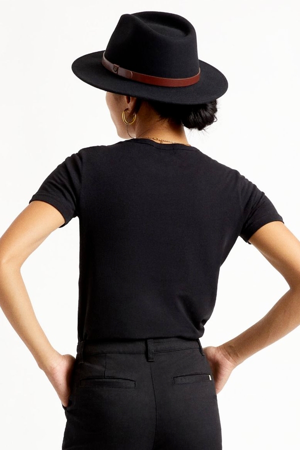 Messer Fedora - Black/Tan Band