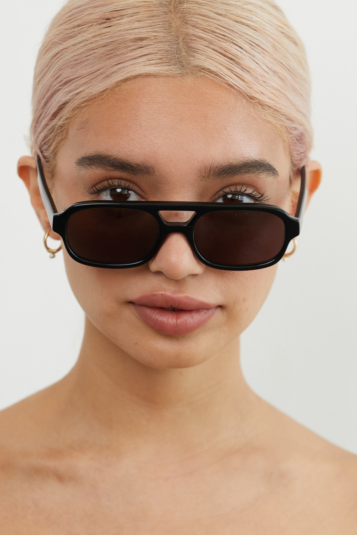 Lu Goldie | Sofia Sunglasses - Black