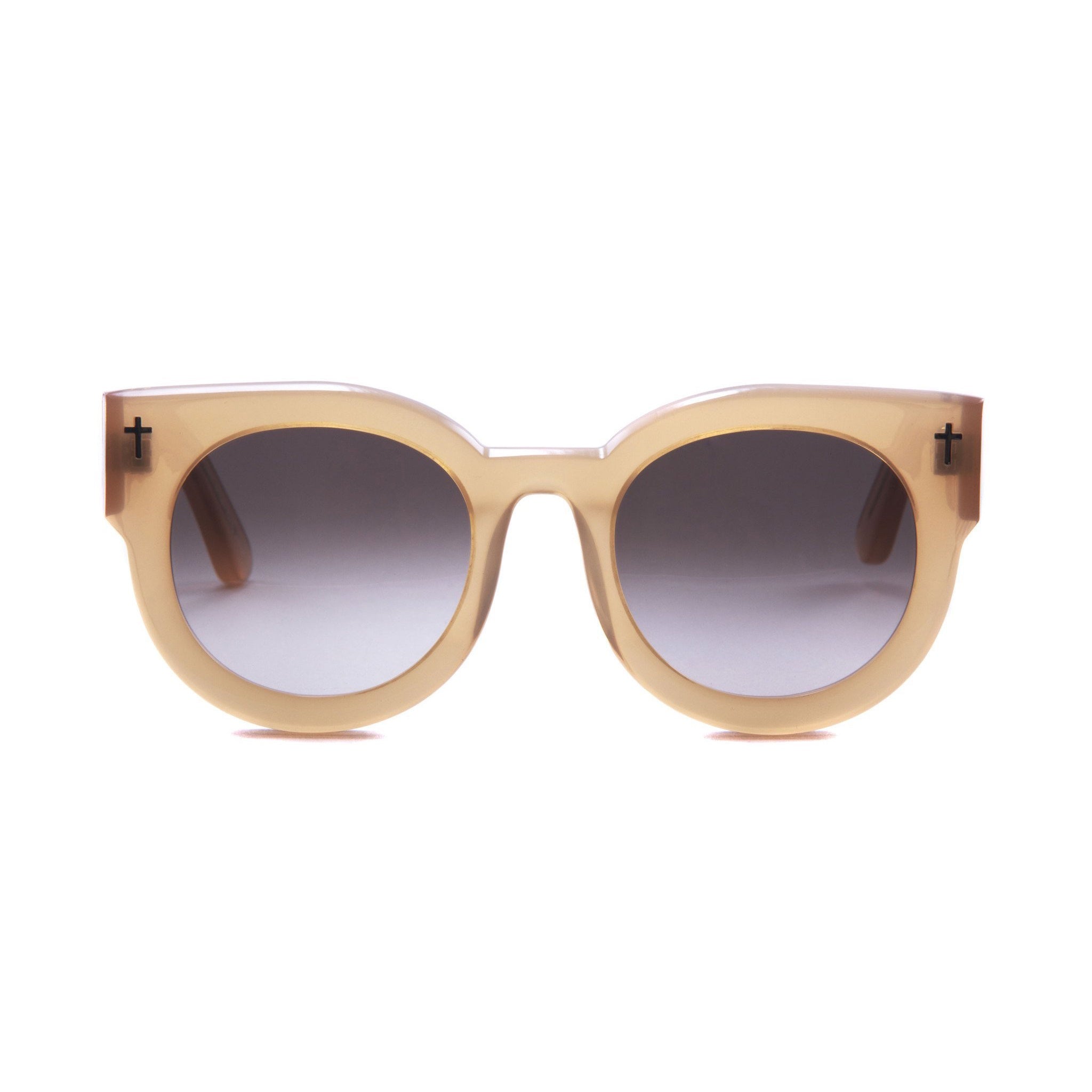 Valley Eyewear | A Dead Coffin Club | Sunglasses - Peach / Brown Gradient Lens