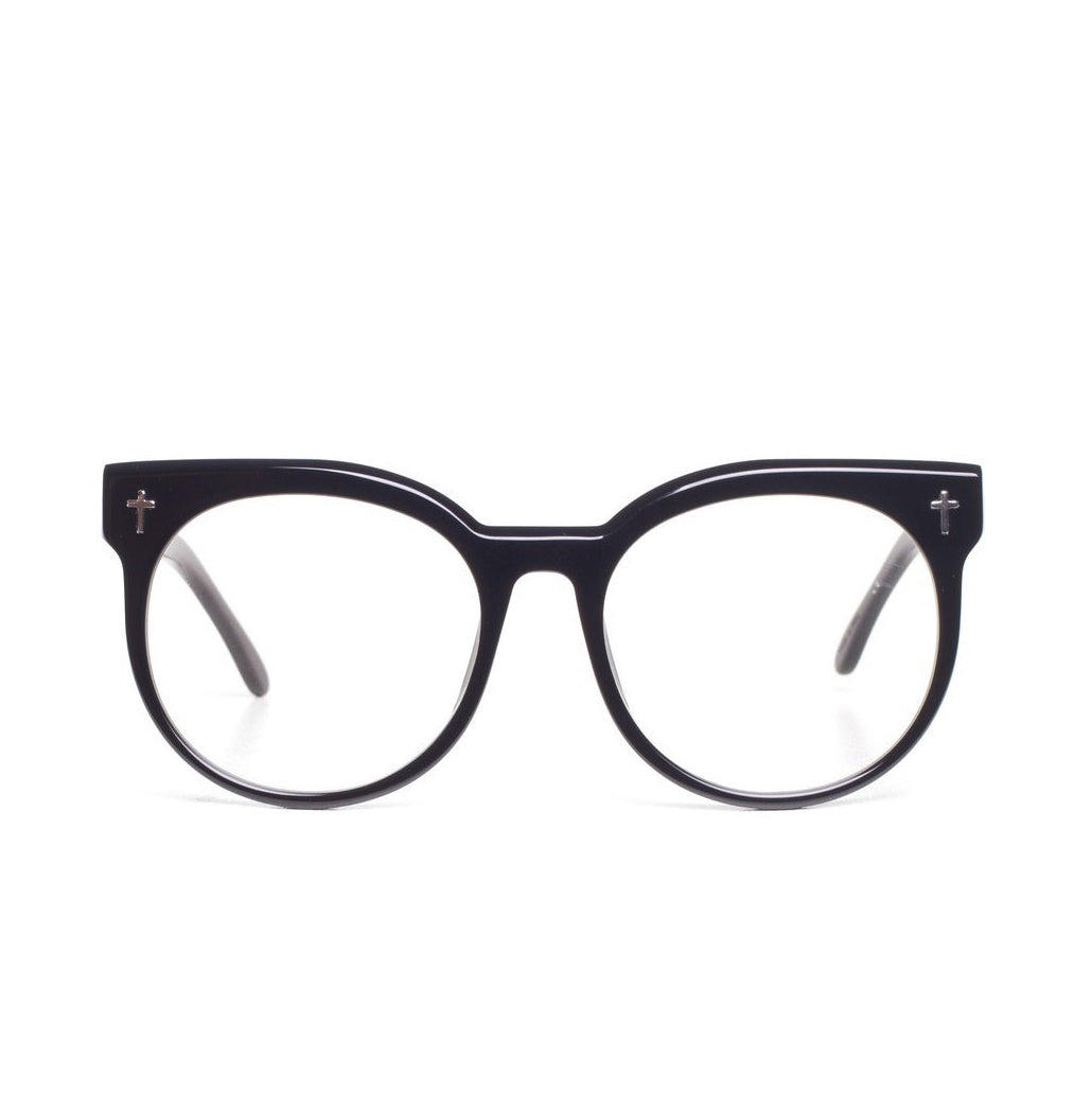 Valley Eyewear | Leeches | Optics - Gloss Black / Clear Lens