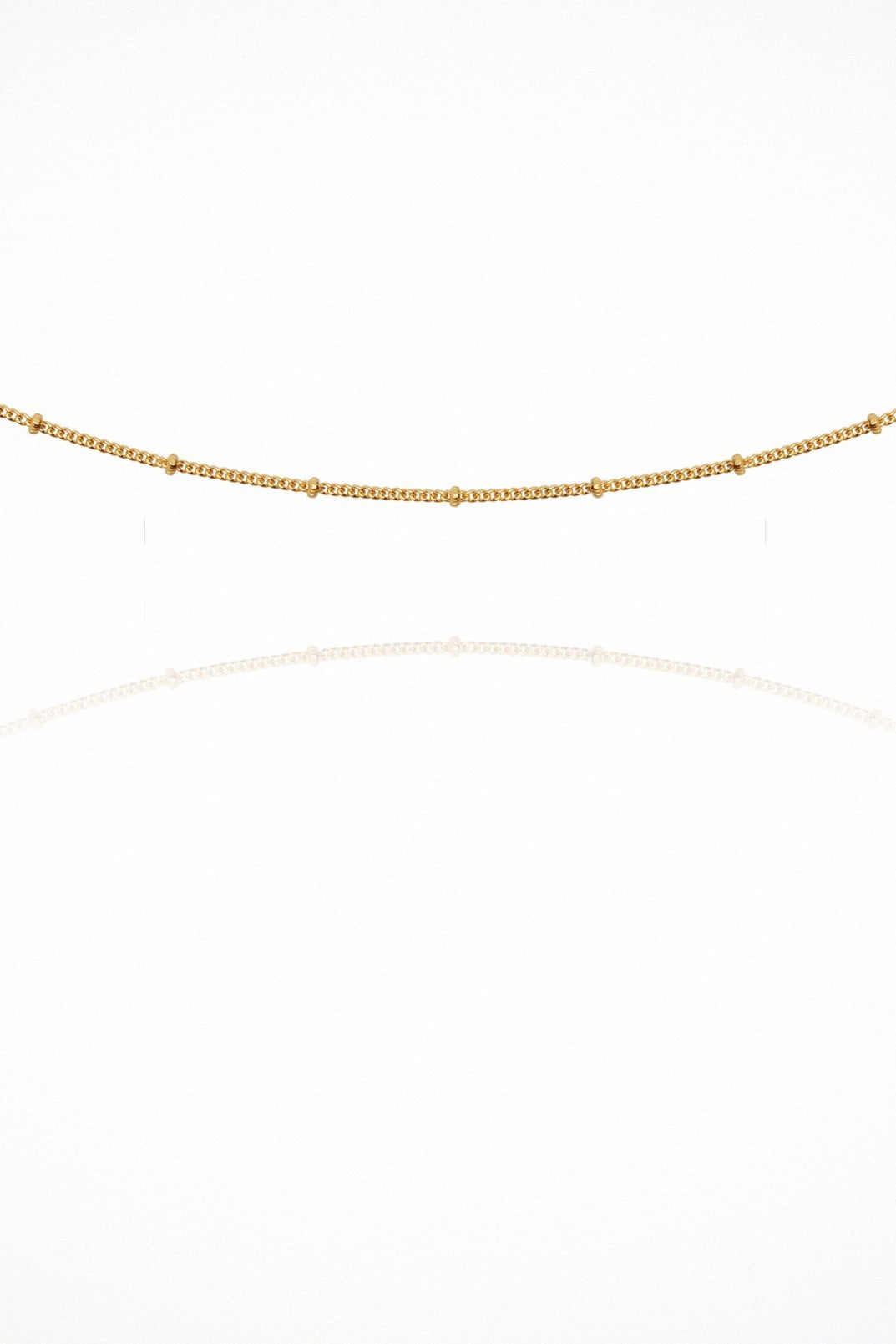 Fine Choker Chain - Gold