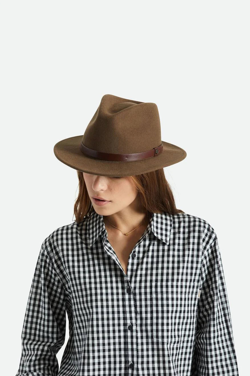 Messer Fedora (Unisex) - Dark Earth