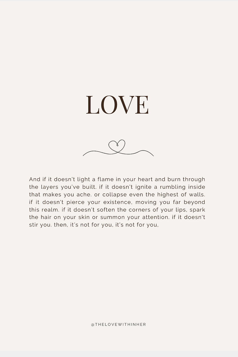 The Love Within Her | Love
