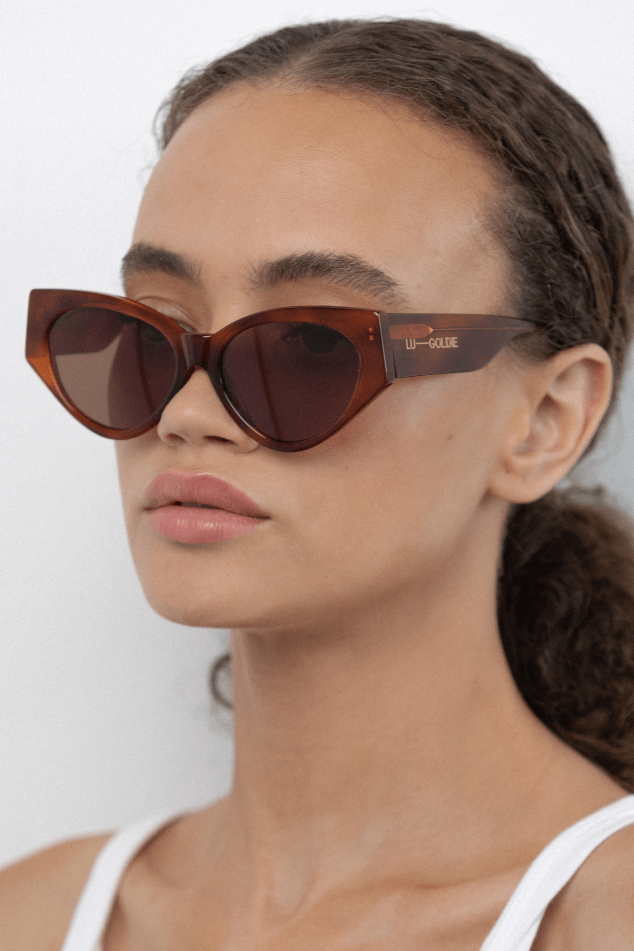 Milou Sunglasses - Chestnut - Sunglasses - Lu Goldie - Women's fashion at The Freedom State
