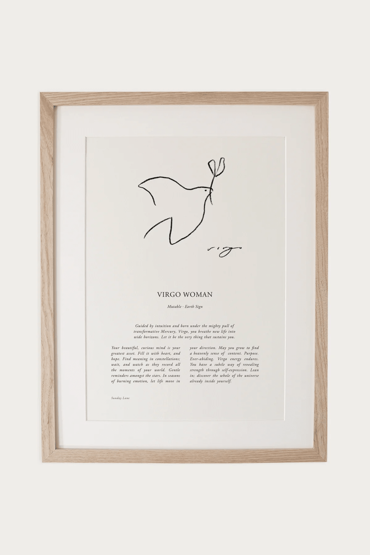 Virgo 5 - Wall Art - Sunday Lane - Women's fashion at The Freedom State