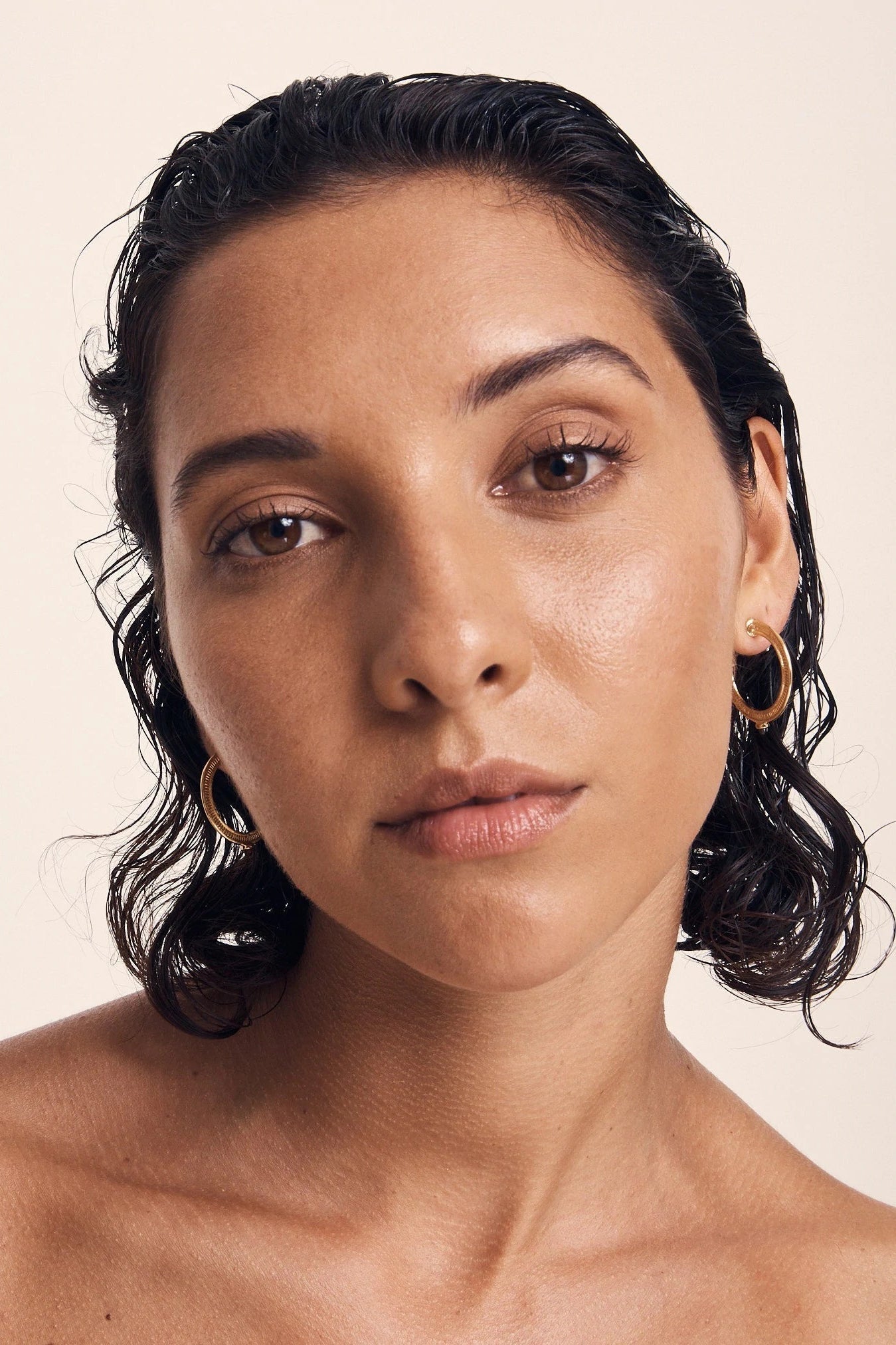 Vulcan Hoop Earrings - Gold - Earrings - Temple Of The Sun - Women's fashion at The Freedom State