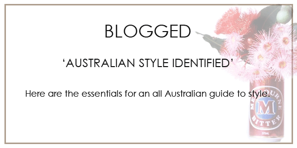 Australian Style - Identified