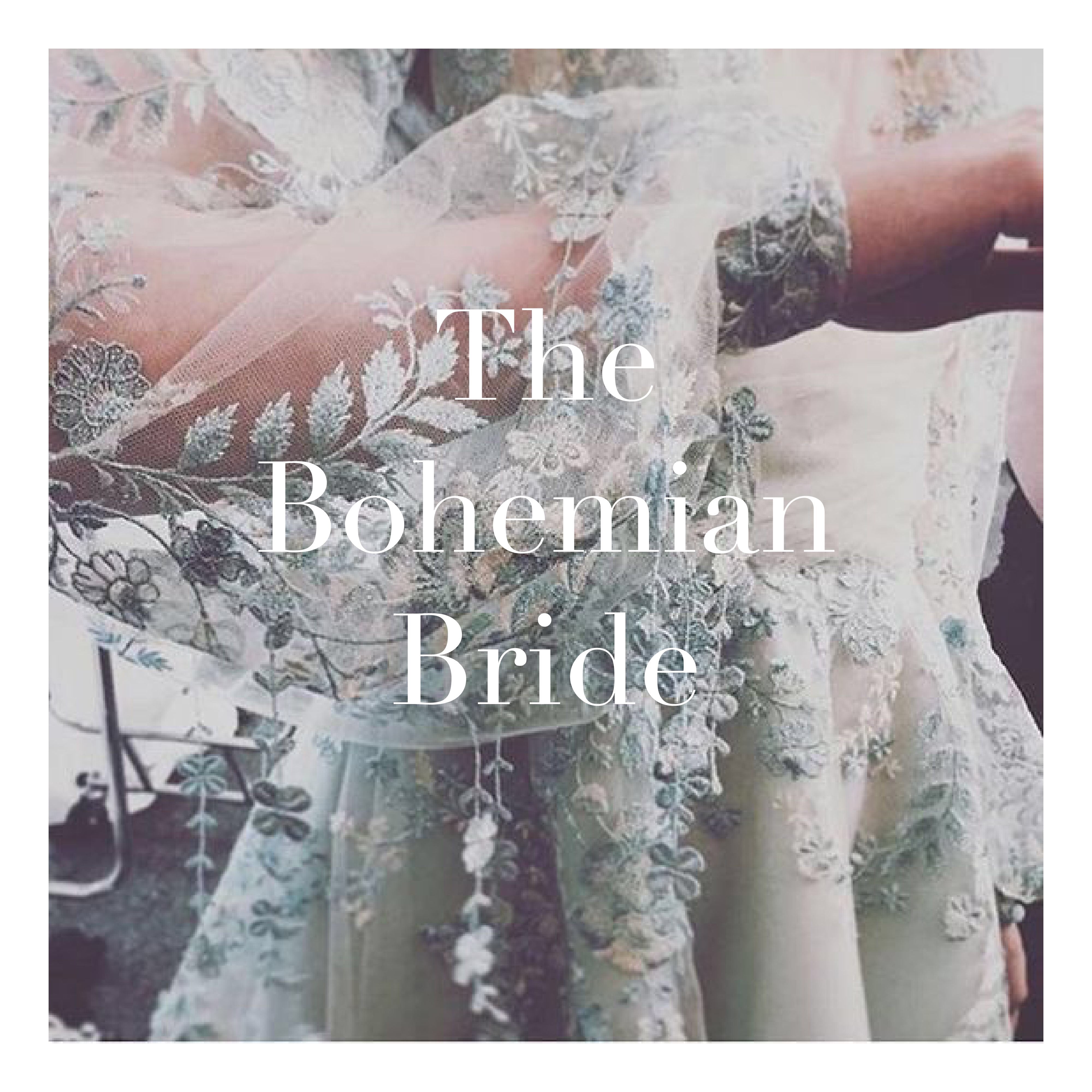 Bohemian weddings - The Bride and her Dress