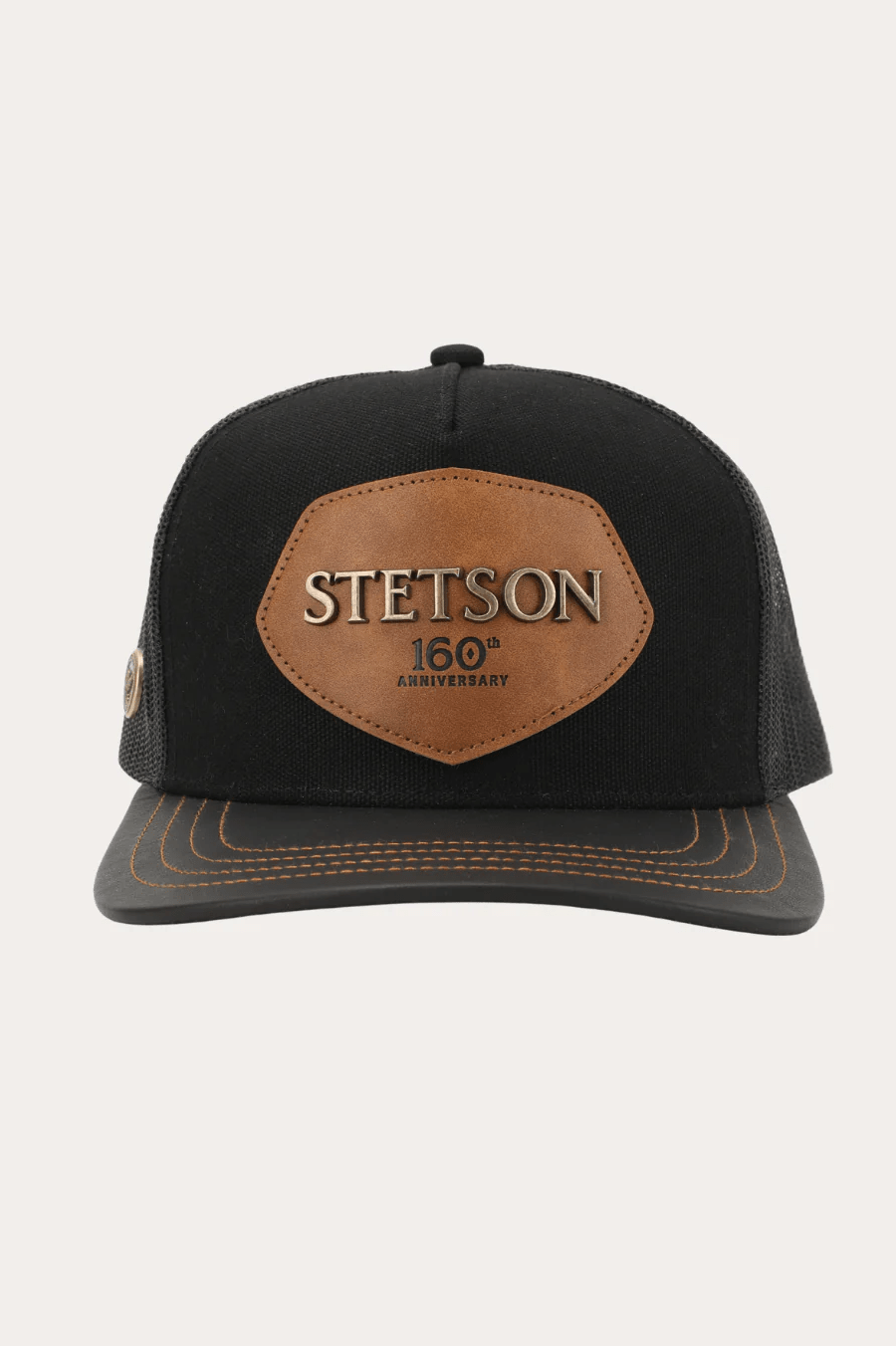 160th Trucker Cap - Black - Caps - Stetson