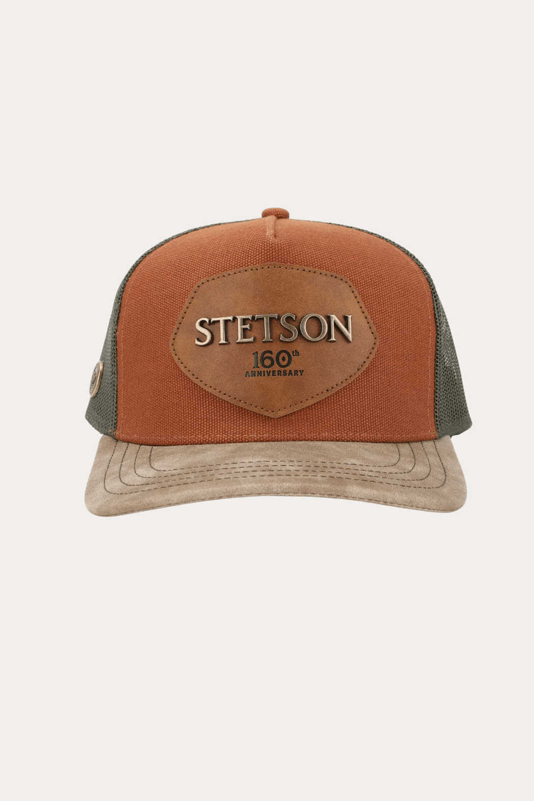 160th Trucker Cap - Brown - Caps - Stetson