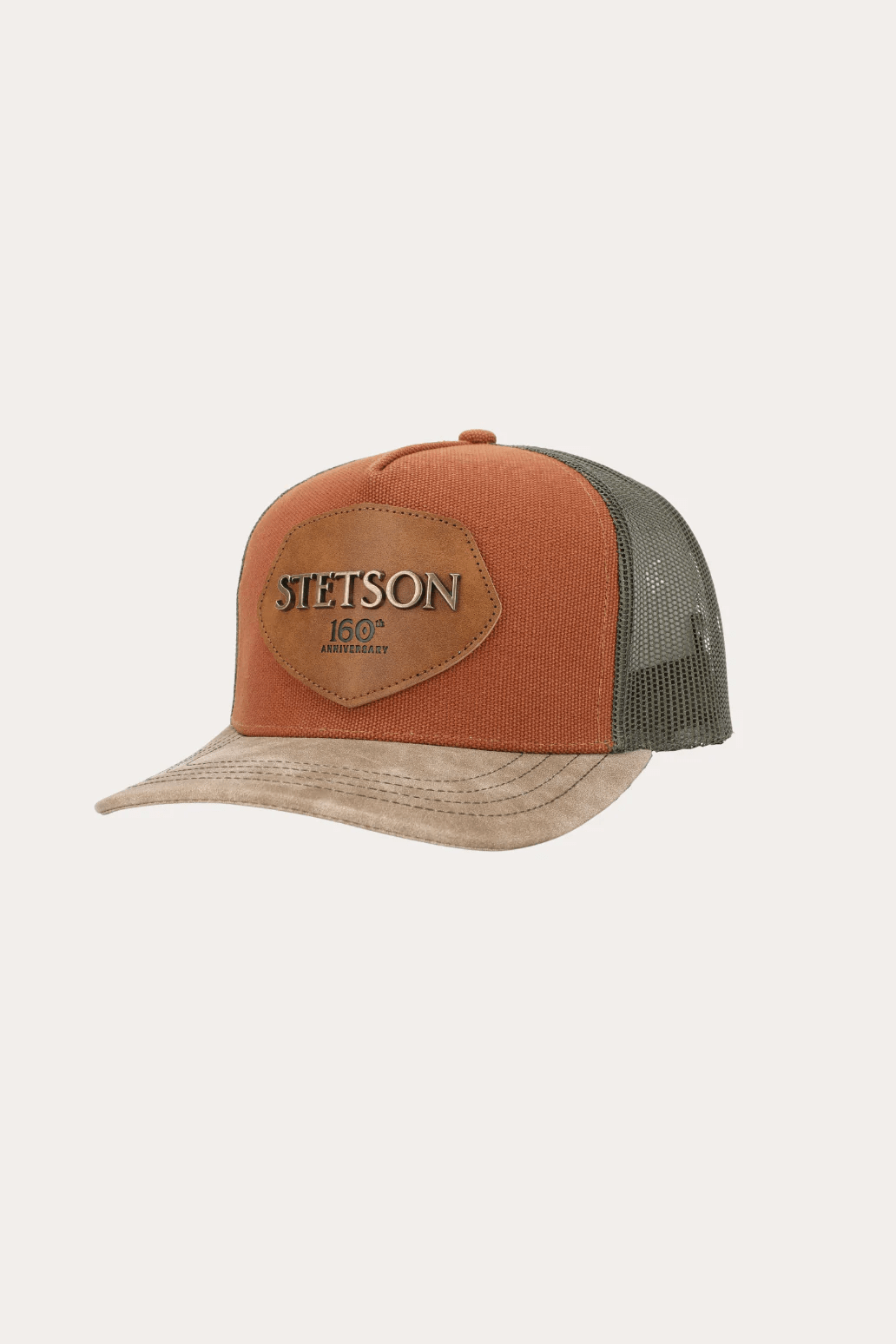 160th Trucker Cap - Brown - Caps - Stetson