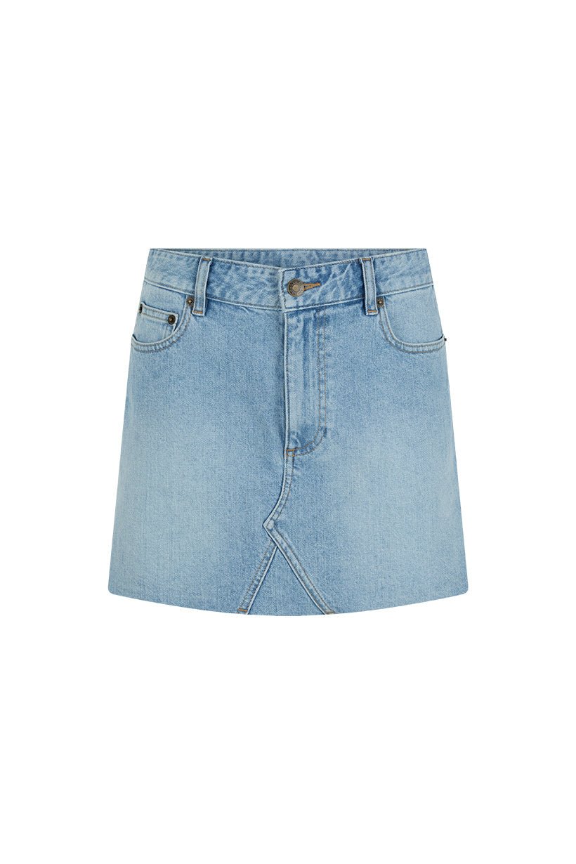 1979 Denim Mini Skirt - Vintage Blue - Skirts - Spell - Women's fashion at The Freedom State