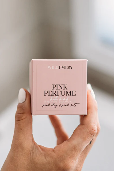 Vegan Essential Oil Bath Bomb - Pink Perfume