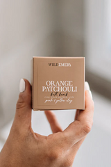 Wild Emery | Vegan Essential Oil Bath Bomb - Orange Patchouli
