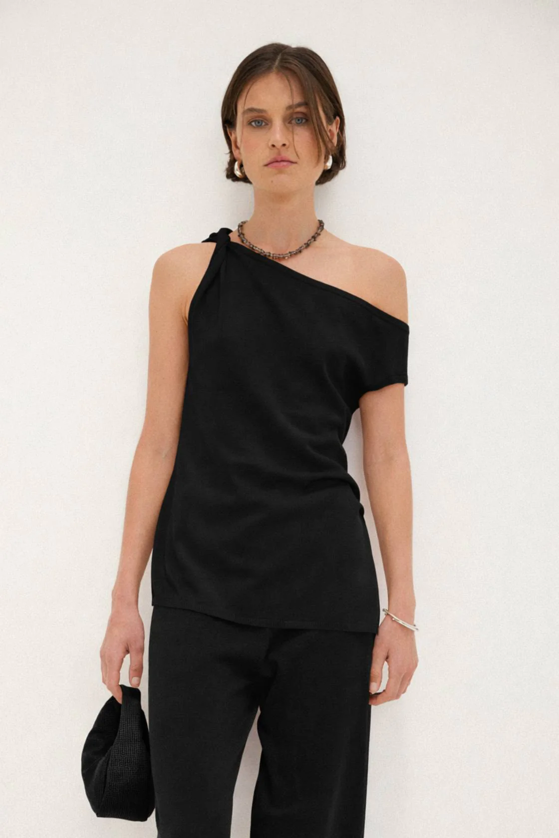 Olympia Asym Top - Black