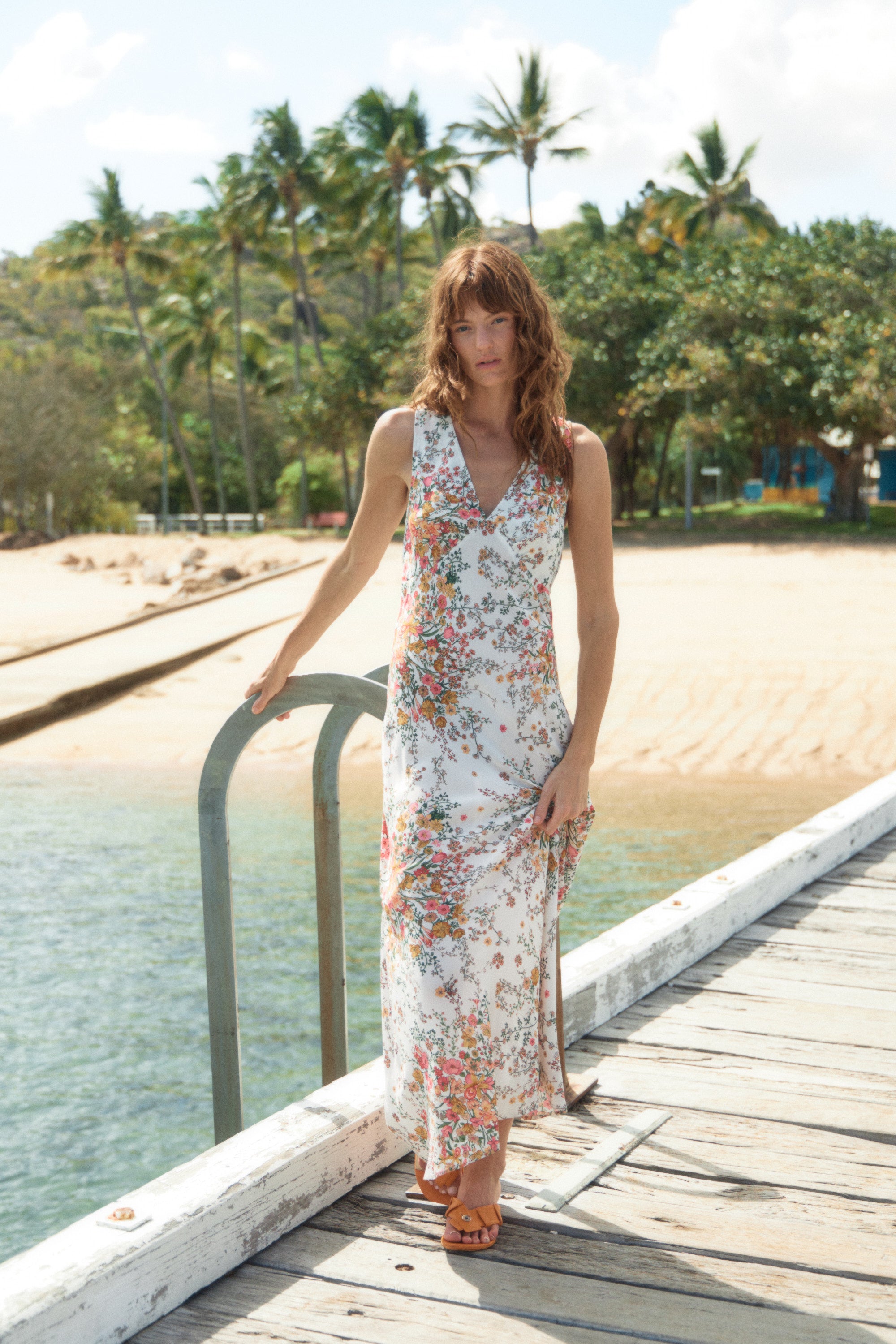 Lara Maxi Dress - Off White