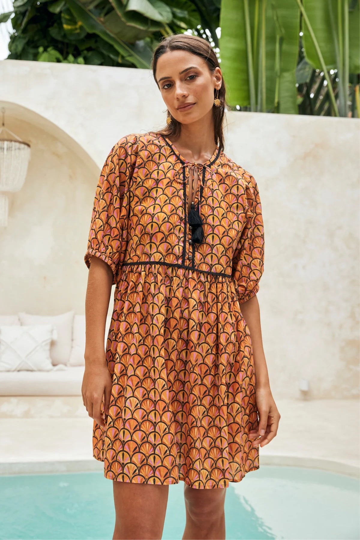 Nine Lives Bazaar | Atty Mini Dress - Marrakech