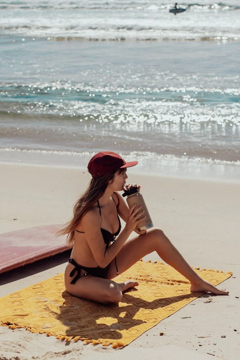 Beach Towel - Daisy Golden