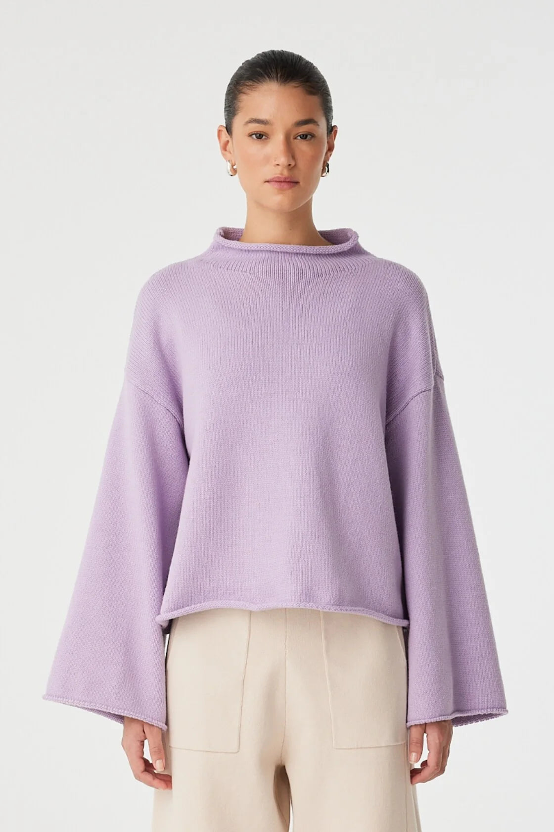 Maeve Sweater - Lilac