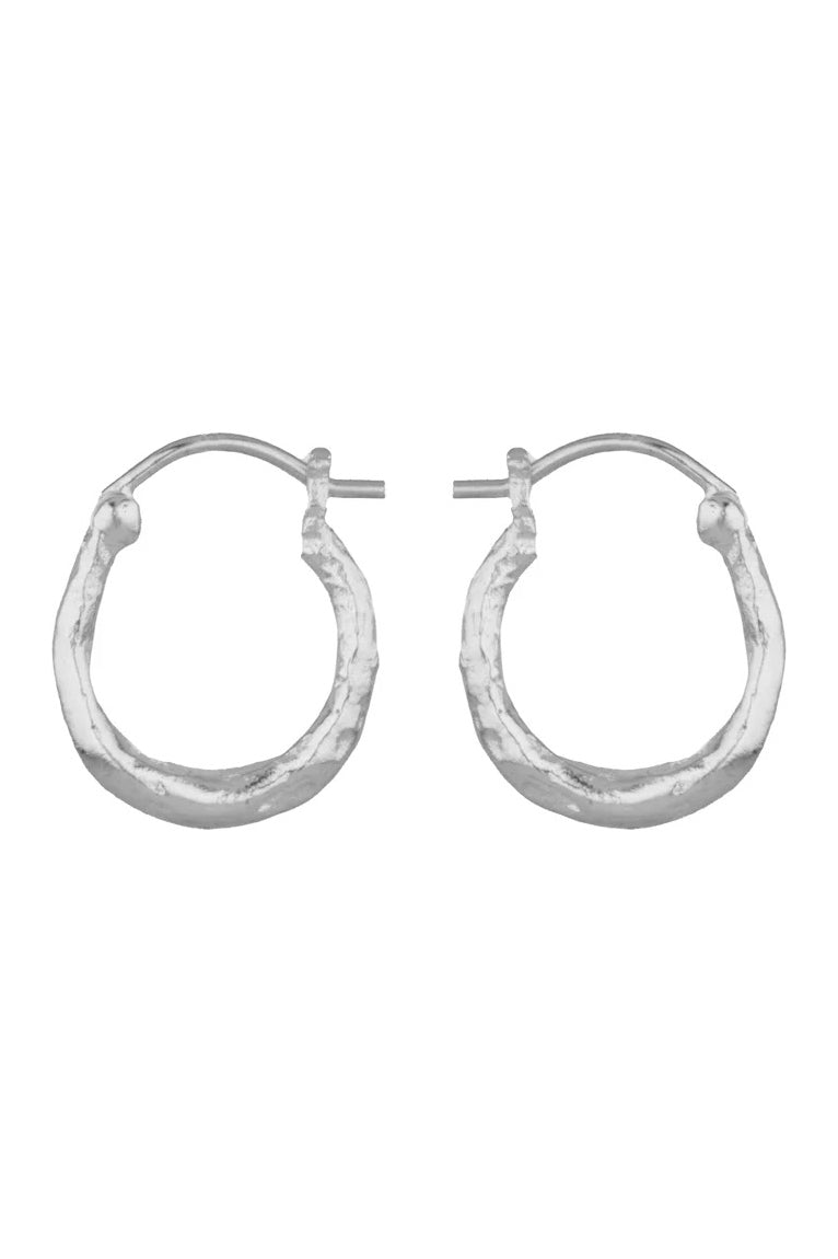 Adele Hoop Earrings - Silver