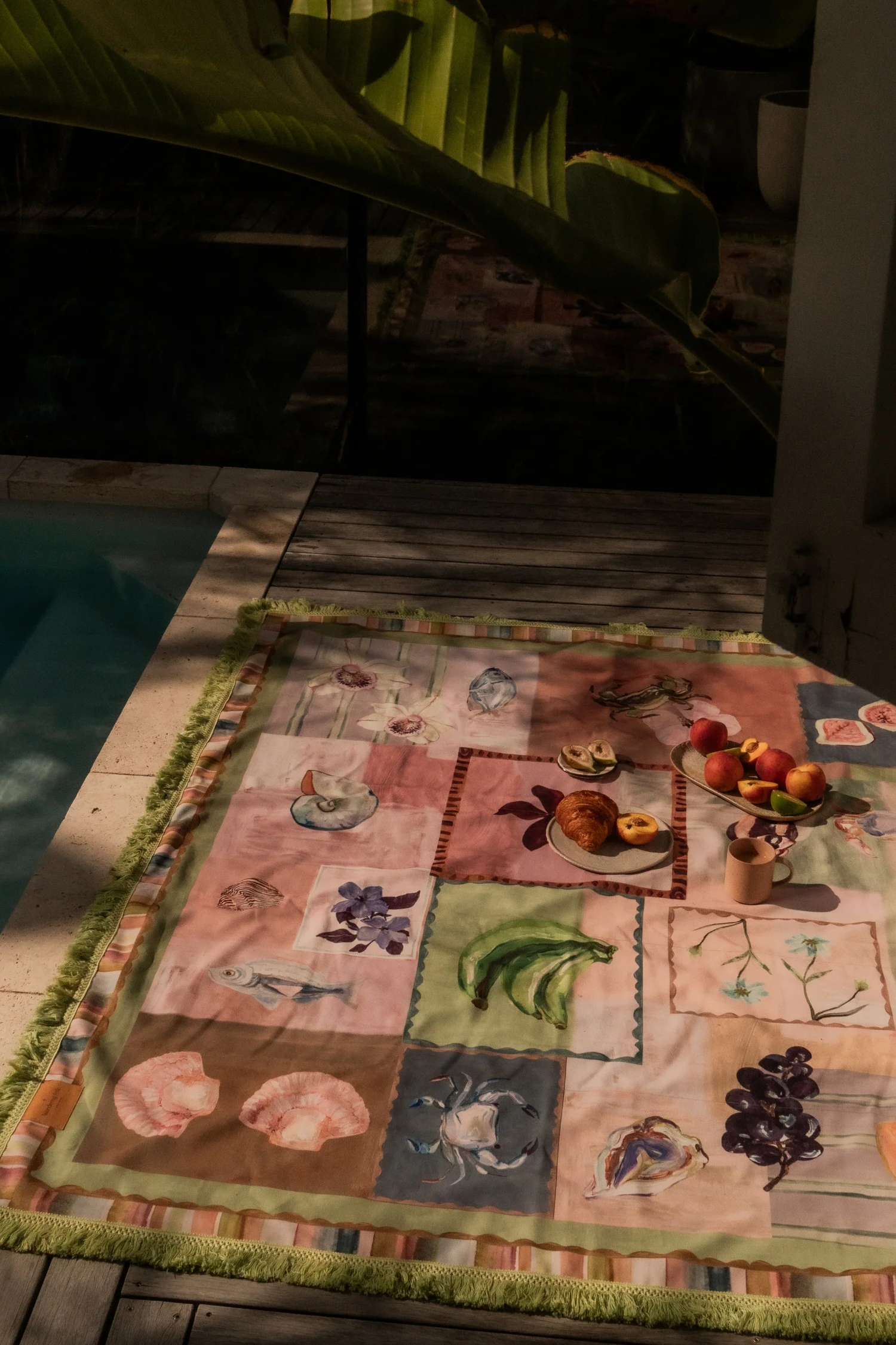 Picnic Rug - Annie Everingham Patchwork Sea