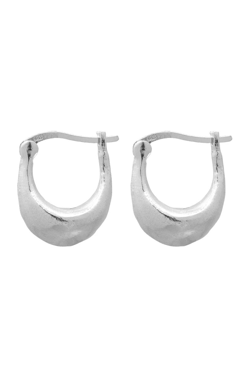 Antonis Hoop Earring - Silver
