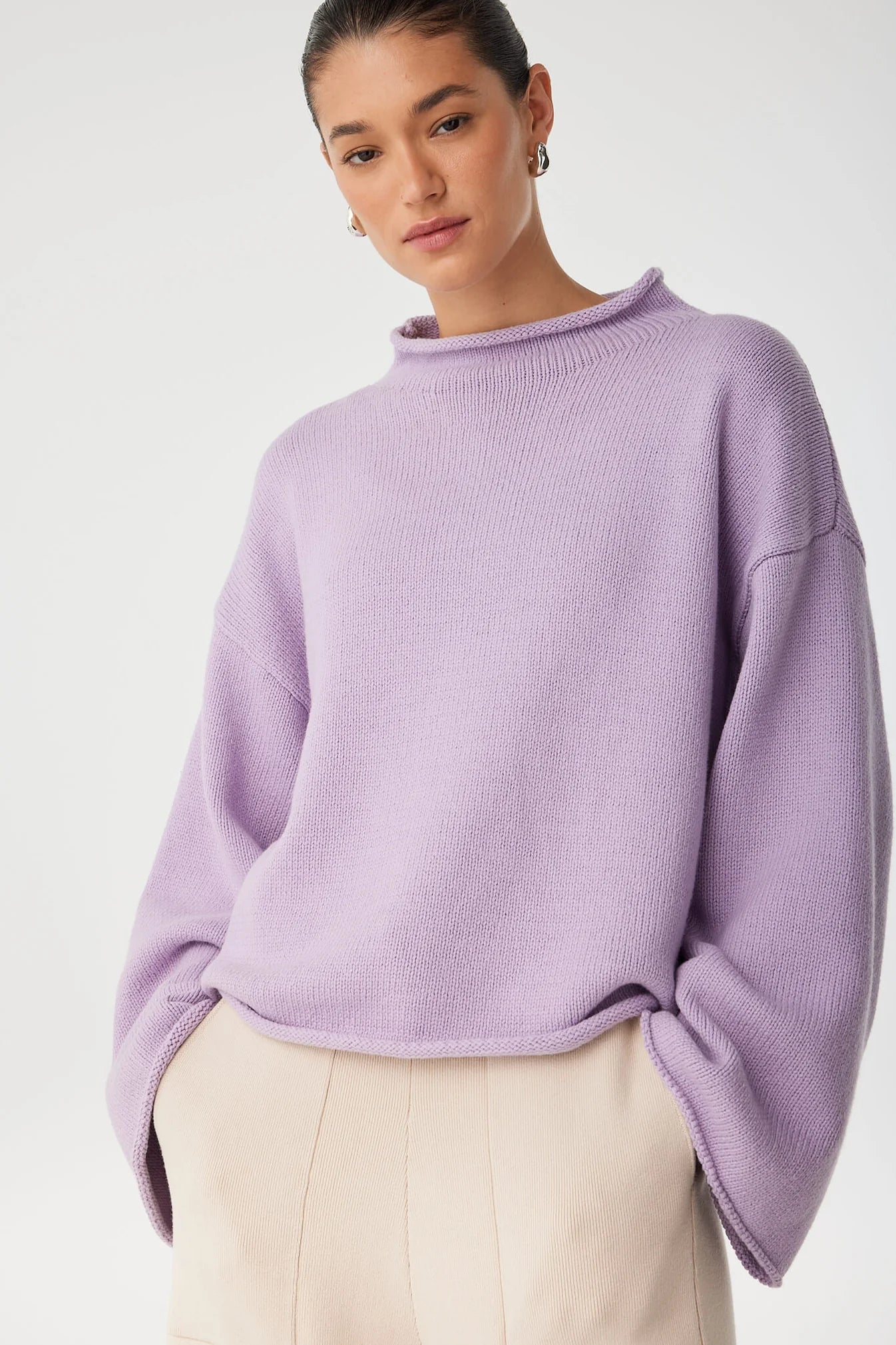 Maeve Sweater - Lilac