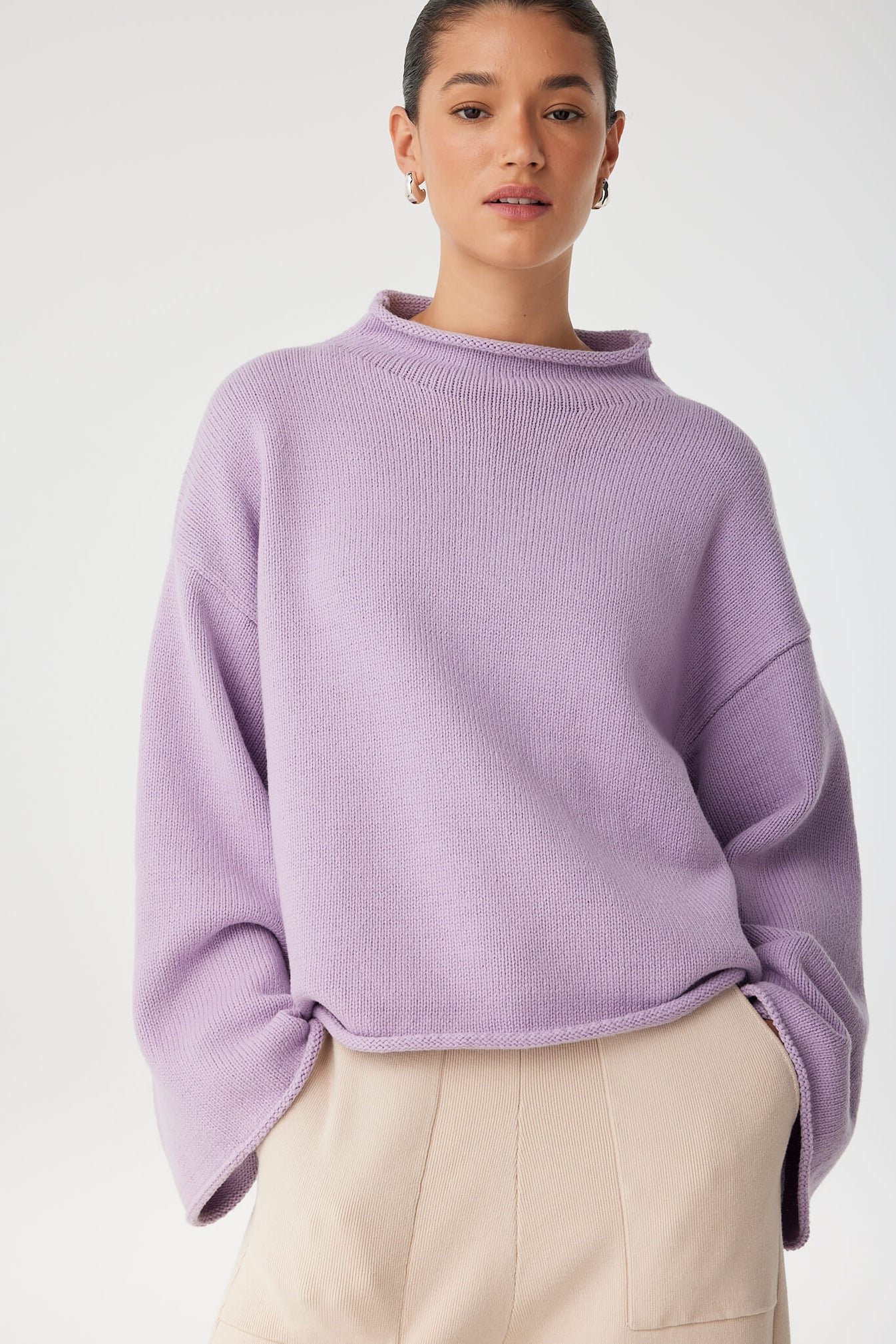 Maeve Sweater - Lilac