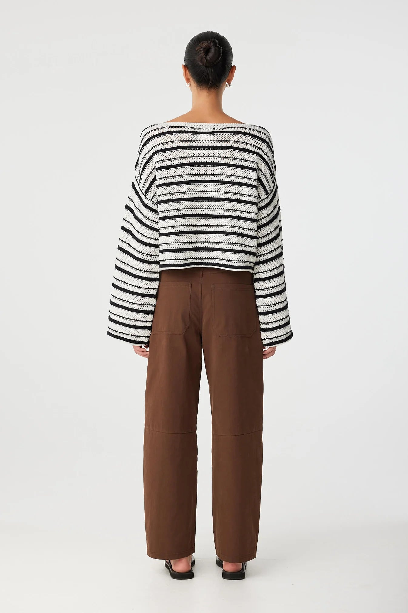 Maisie Sweater - Cream & Black