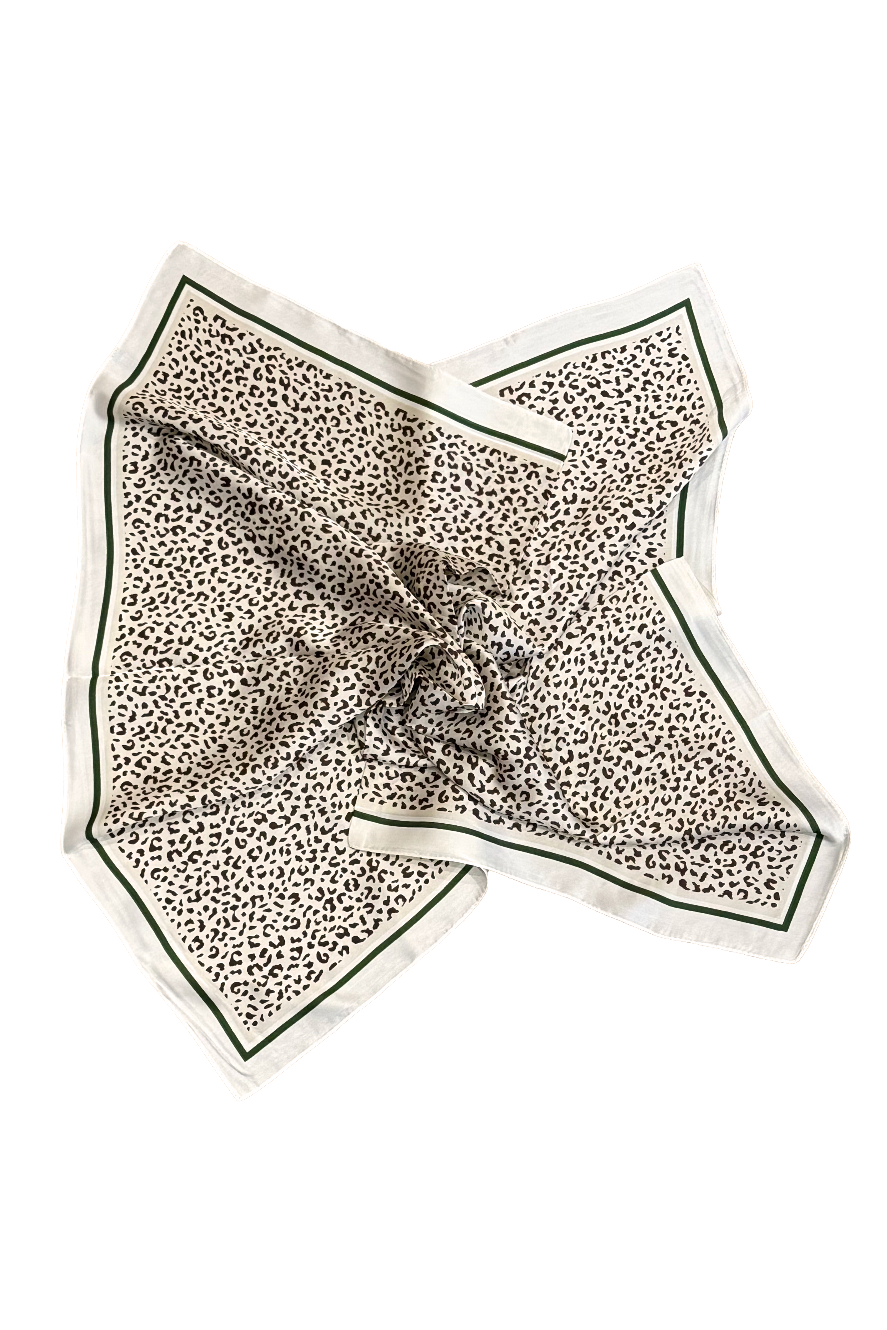 Baby Leopard Scarf - Green