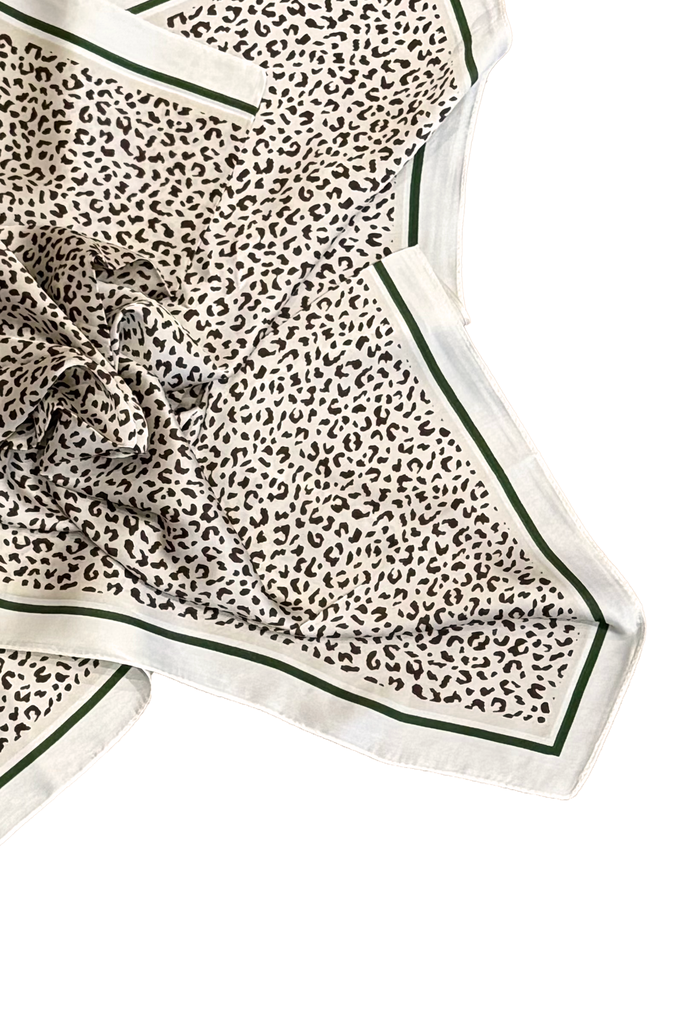 Baby Leopard Scarf - Green