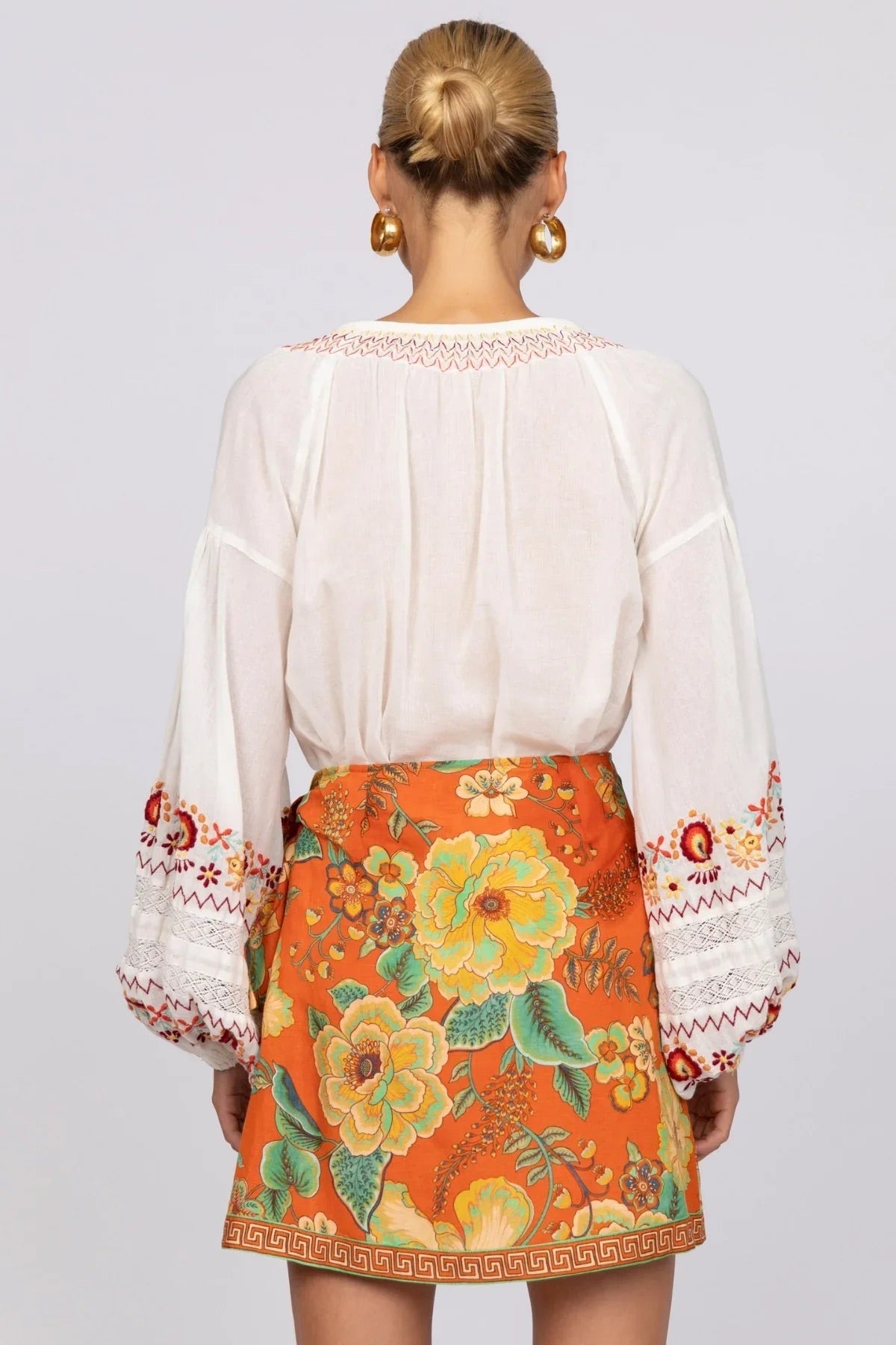 Barefoot Mini Skirt - Tango