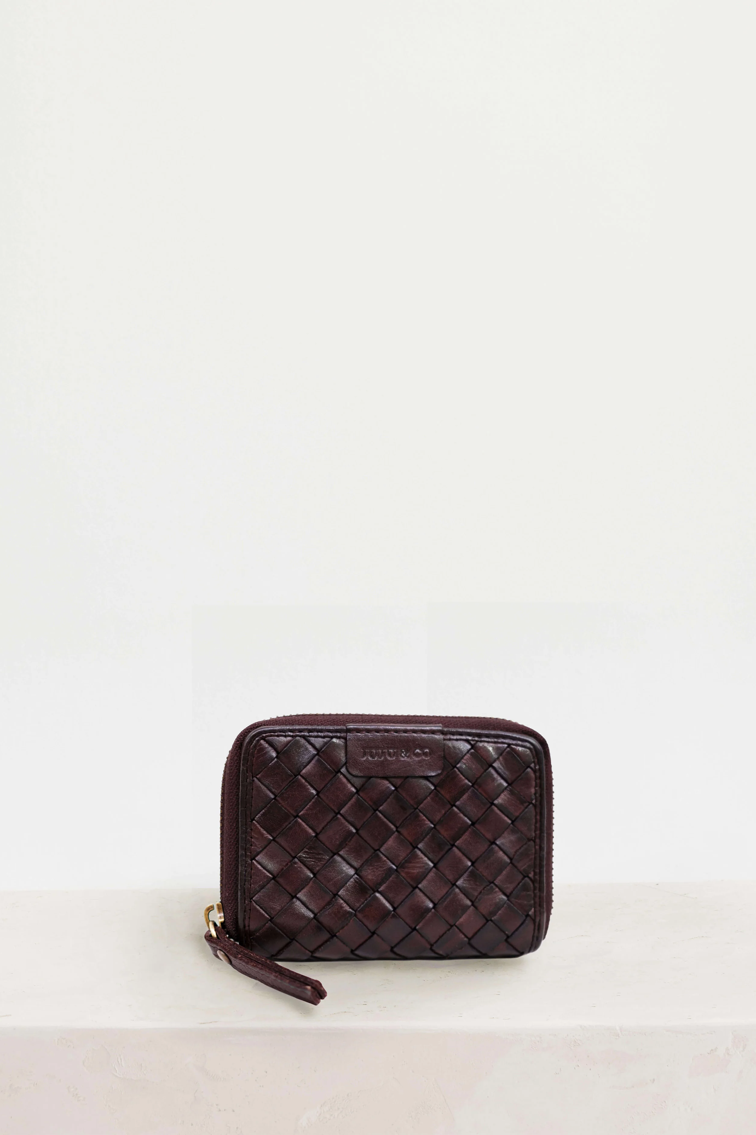 Small Basque Wallet - Chocolate