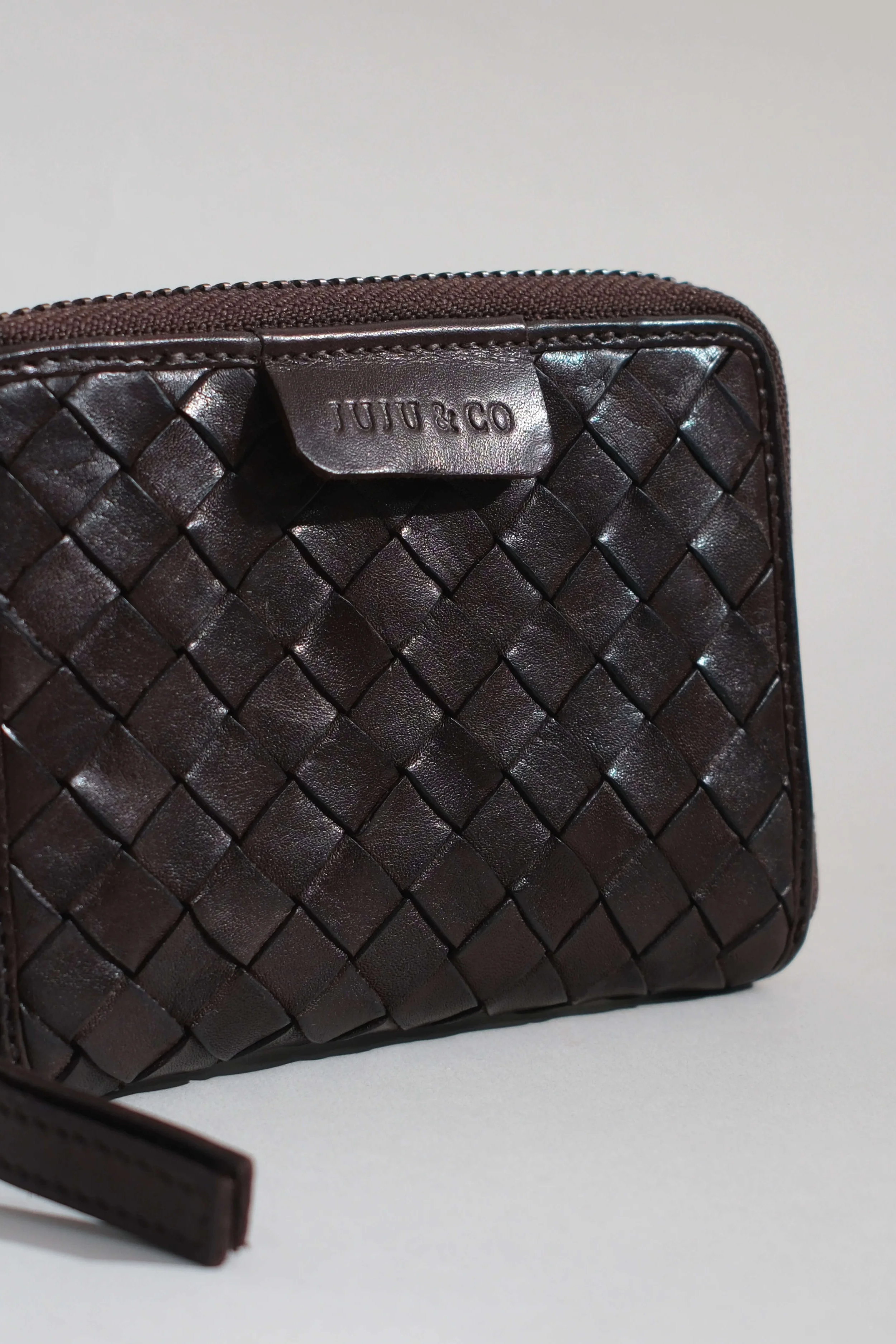 Small Basque Wallet - Chocolate