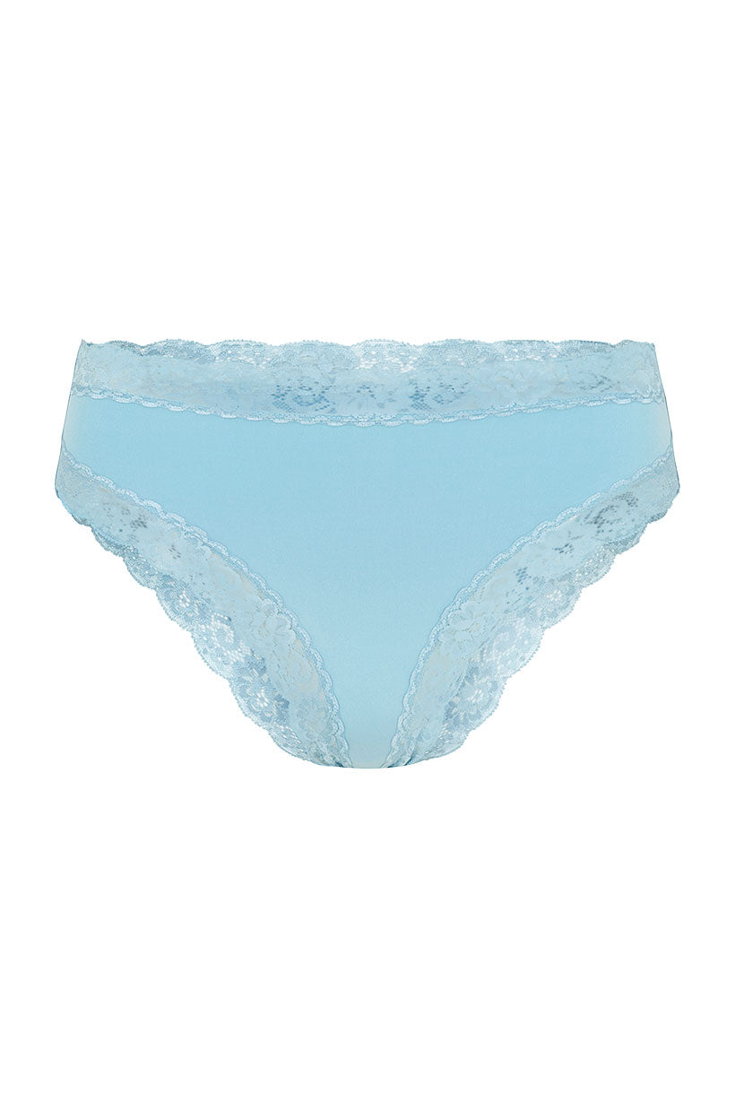 Dove Lace Bloomers - Dusty Blue