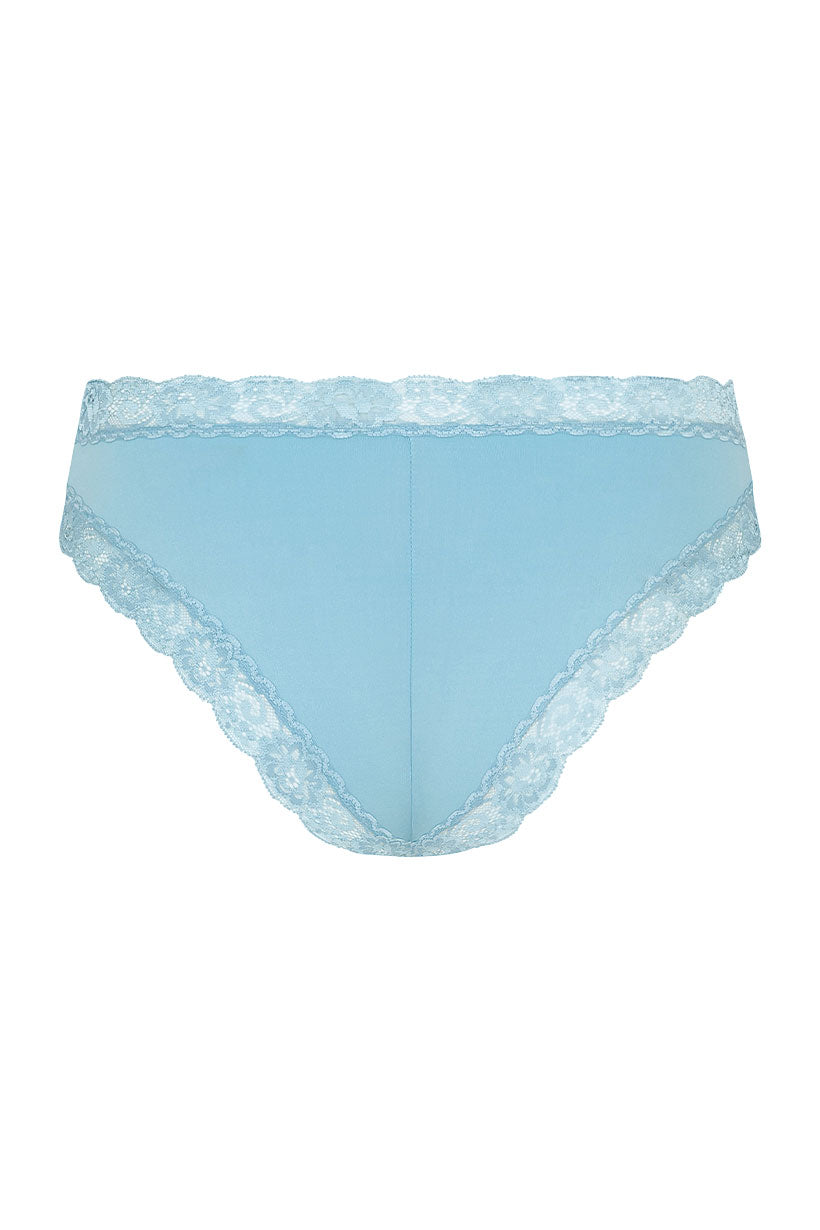 Dove Lace Bloomers - Dusty Blue