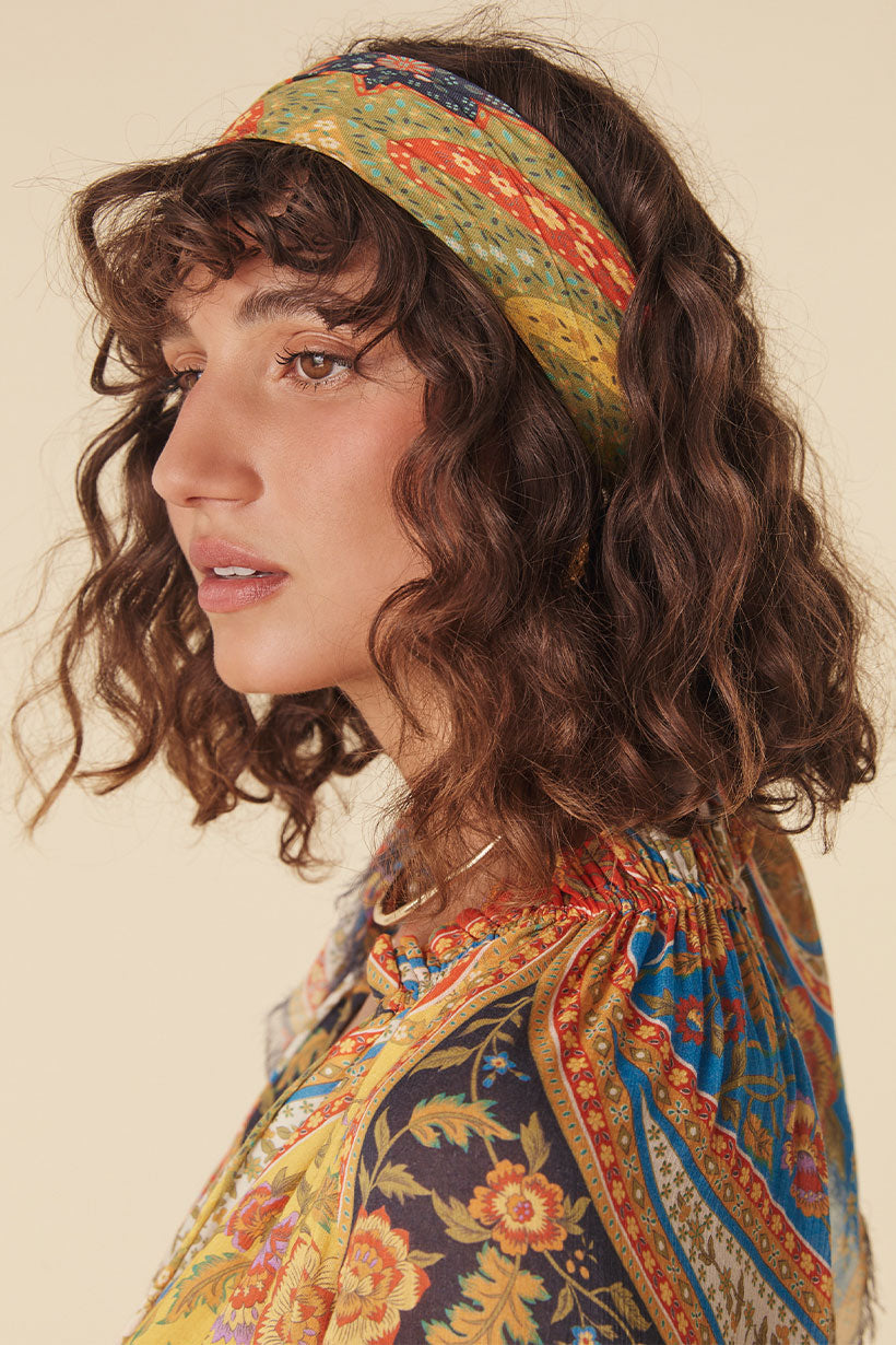 Hippie Bandana Turban Kerchief Cashew Flower Print Hair Scarf Wrapper  Neckerchief Wraps Headband Square Scarves Headpiece Hankie - AliExpress