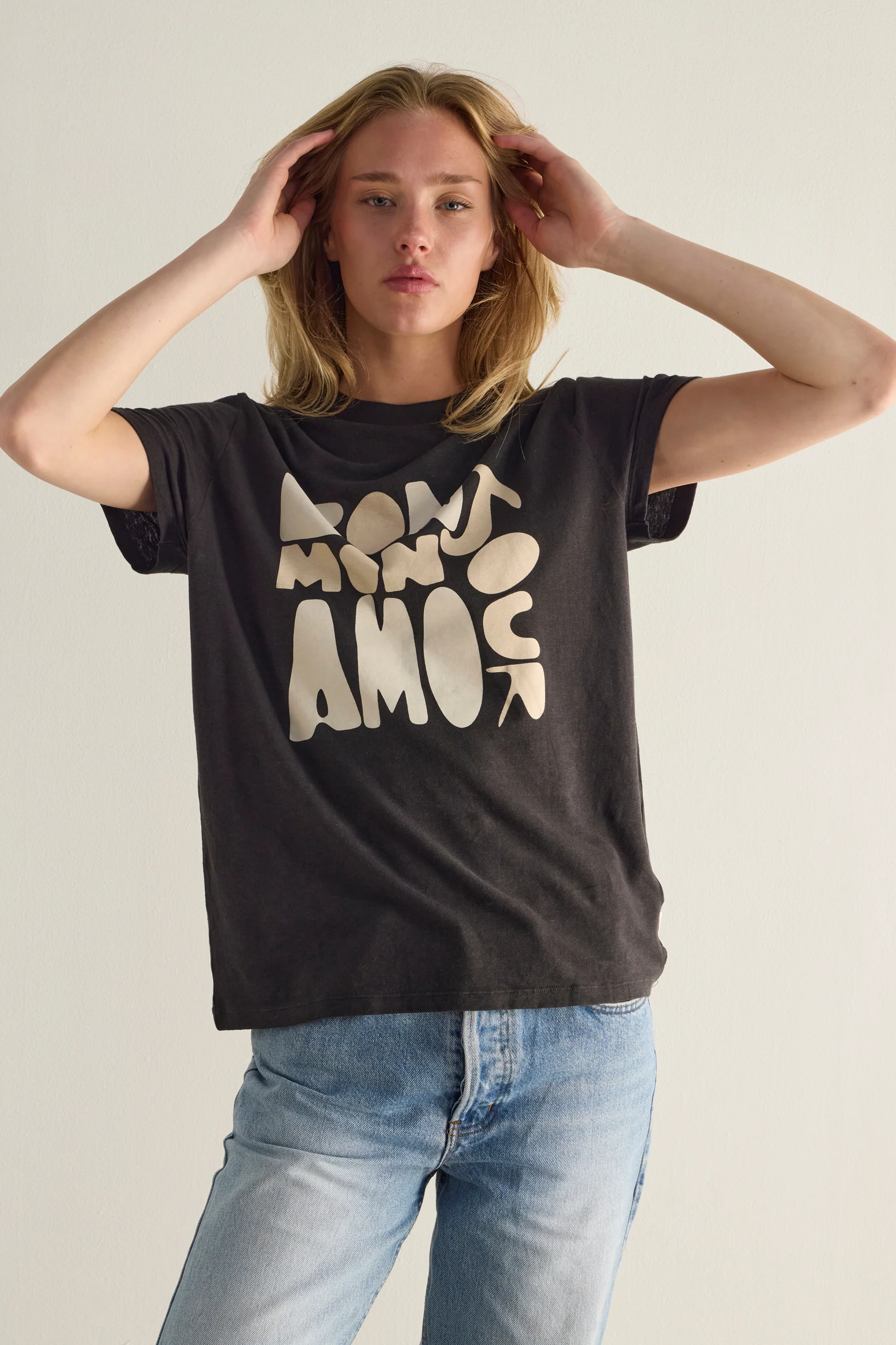 Bonjour Classic Tee - Black