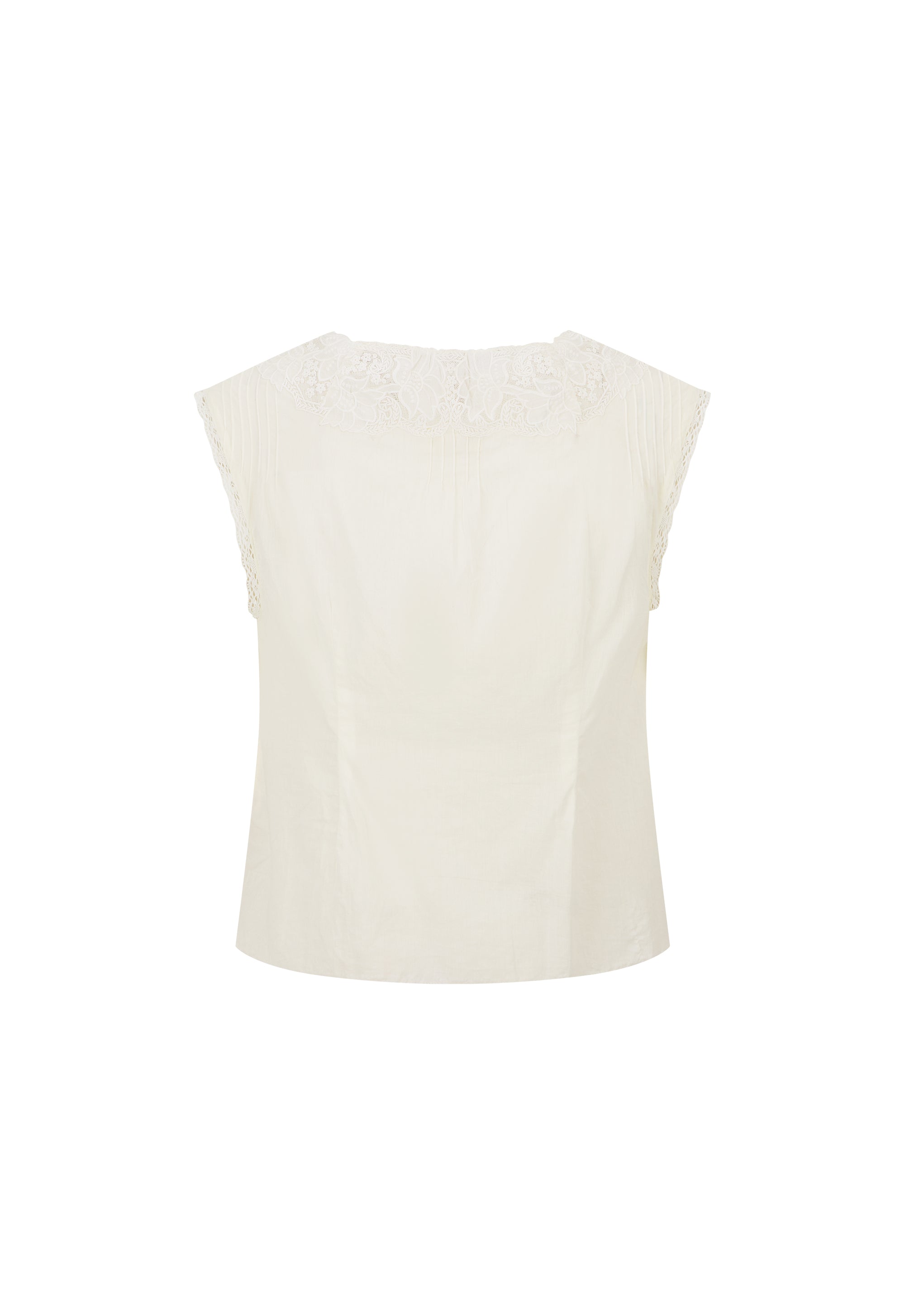 Bridget Lace Cami - Pearl