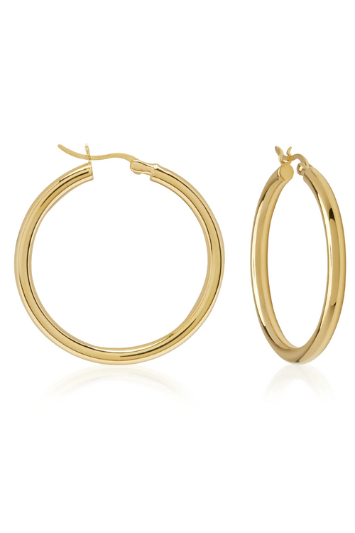 Saint Valentine | Classic Hoops Large - Gold