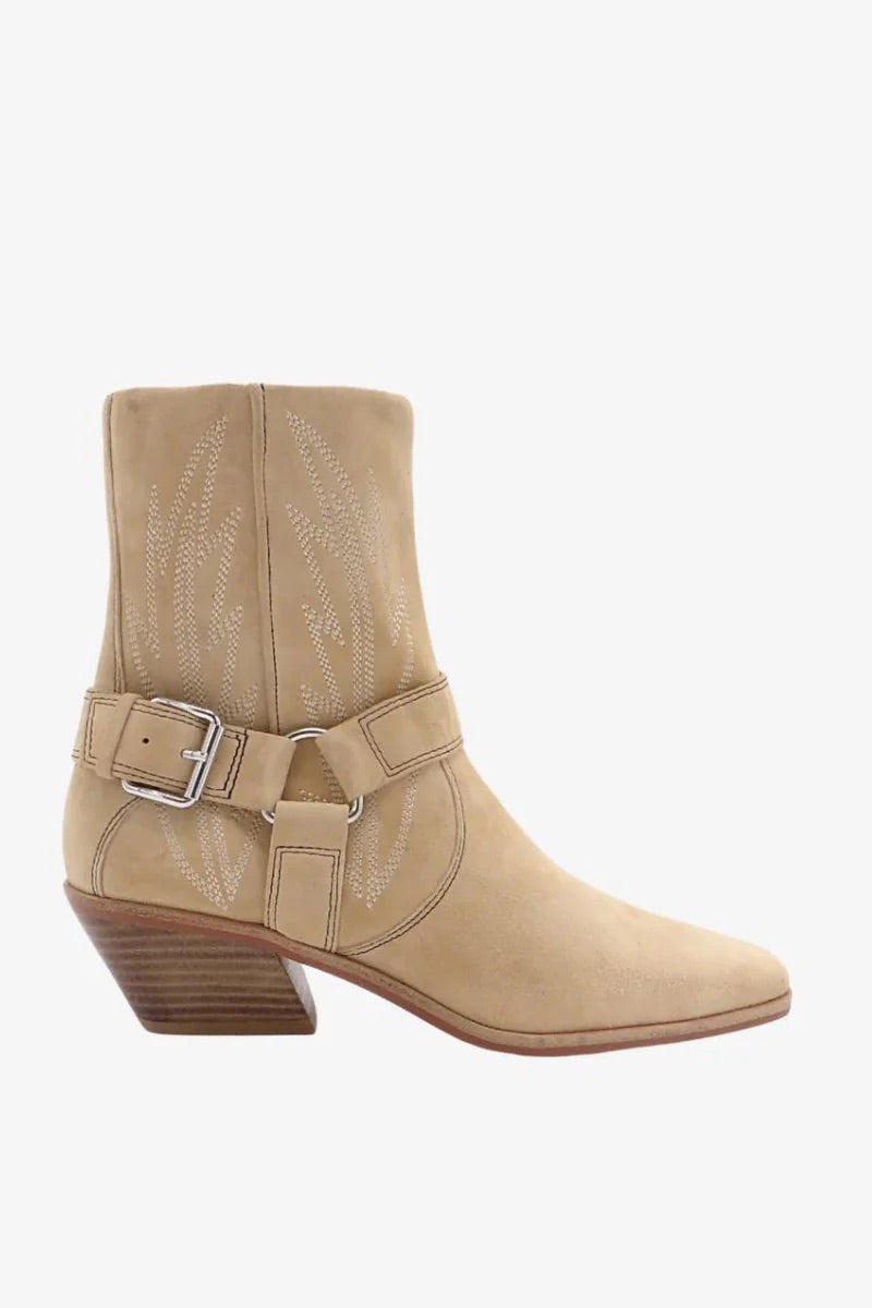 Oliver II Boot - Light Tan Suede