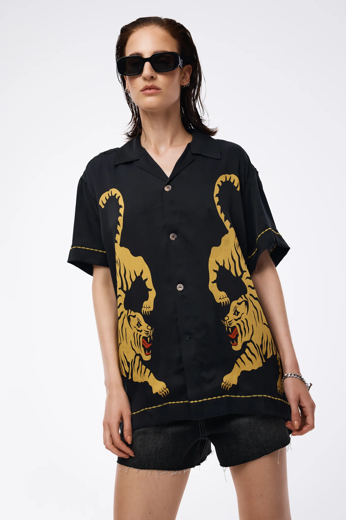 Crouching Tiger Shirt - Black