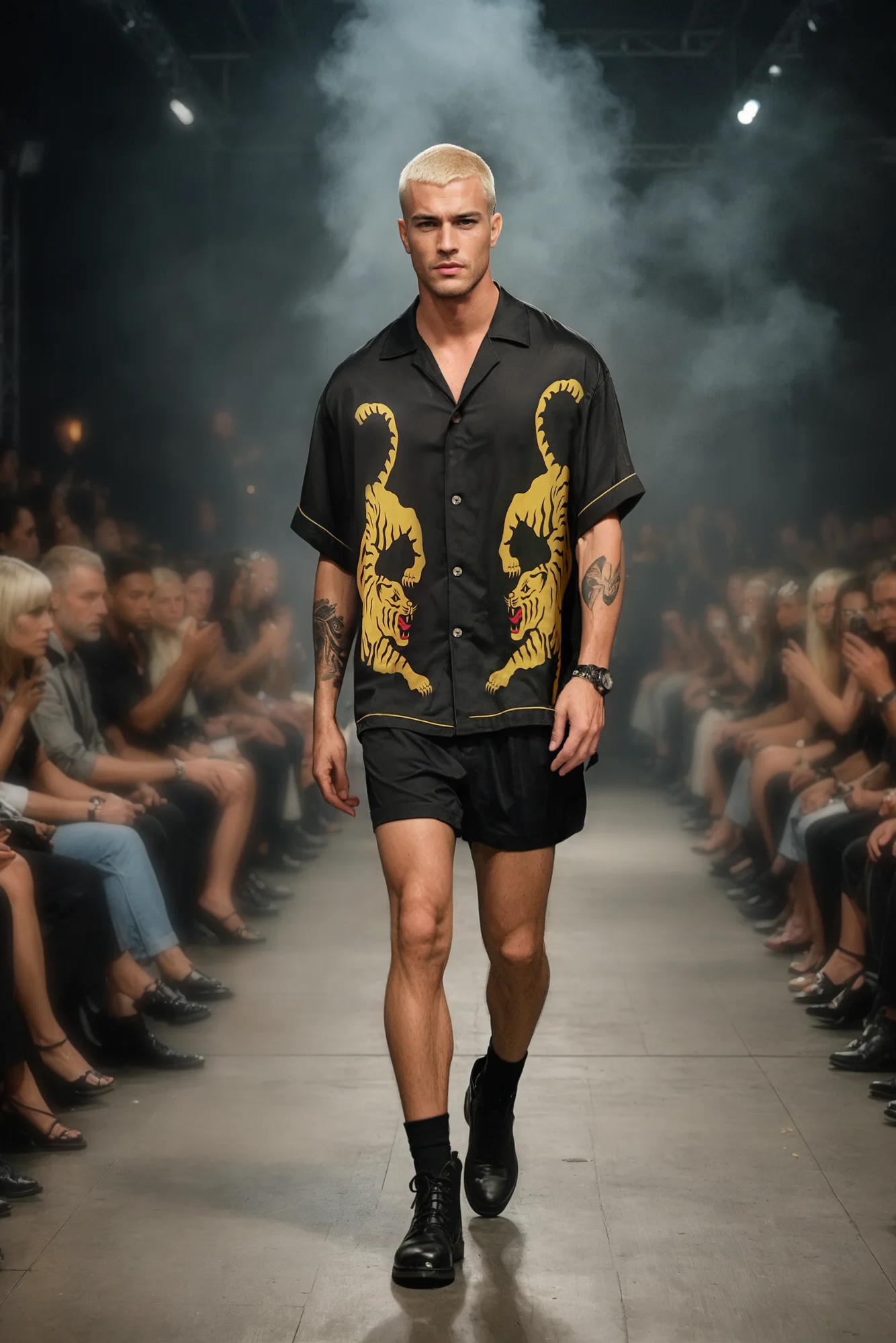 Crouching Tiger Shirt - Black