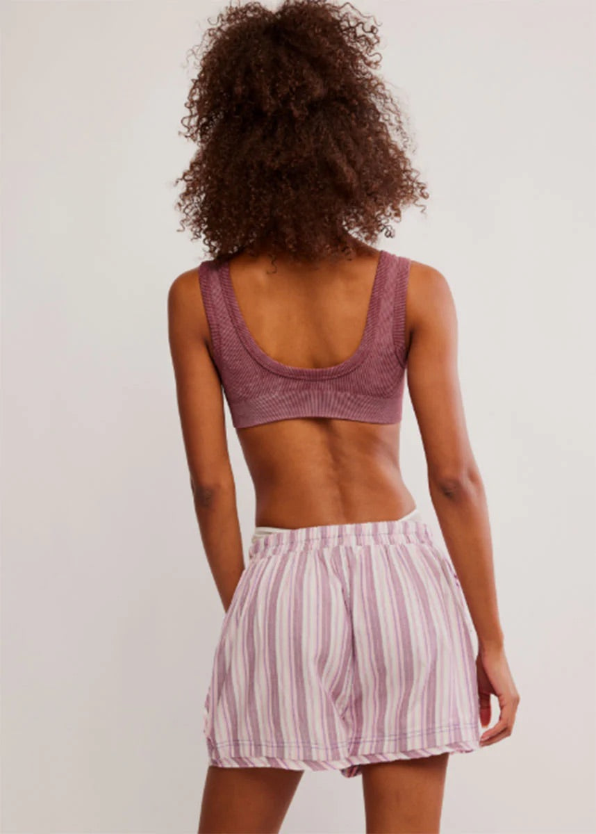 Day To Day Flannel Boxer - Burgundy