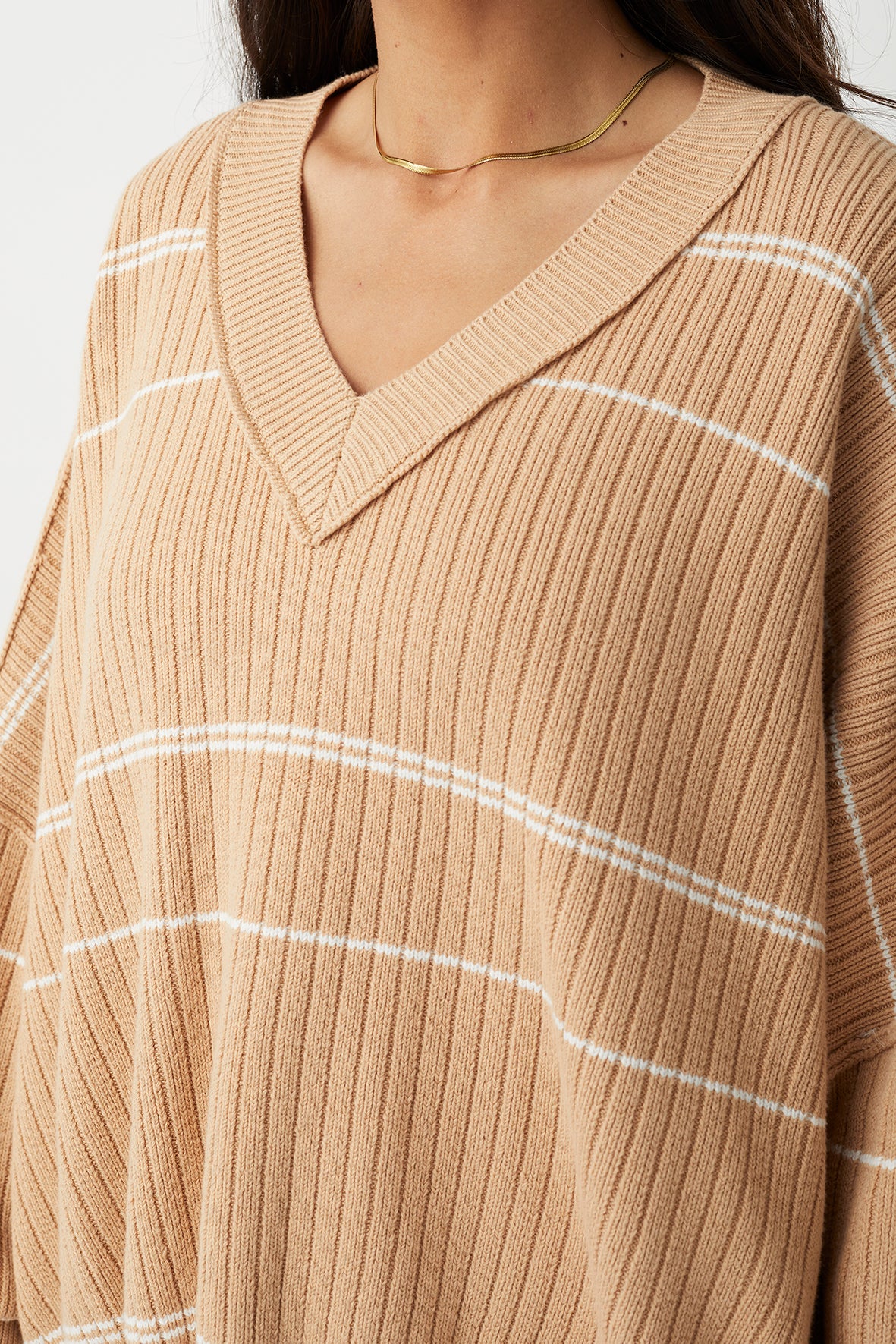 Arcaa | Vera Knit Sweater - Honey Stripe
