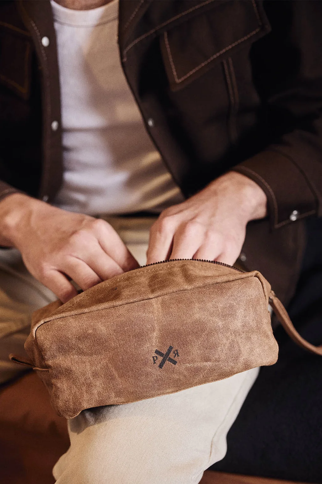 Day Tripper Canvas Pencil Case - Spice