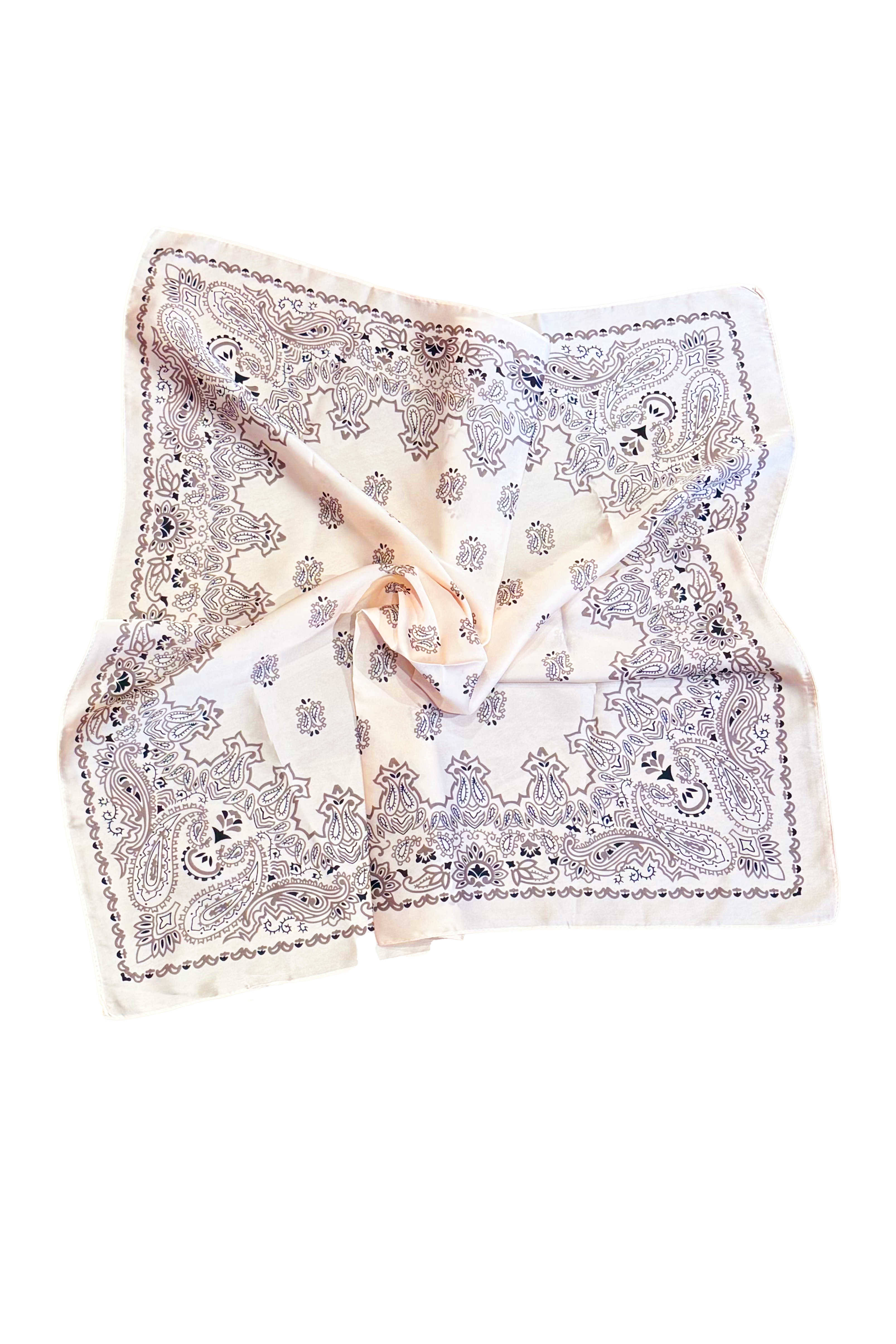 Dusty Pink Bandana Scarf