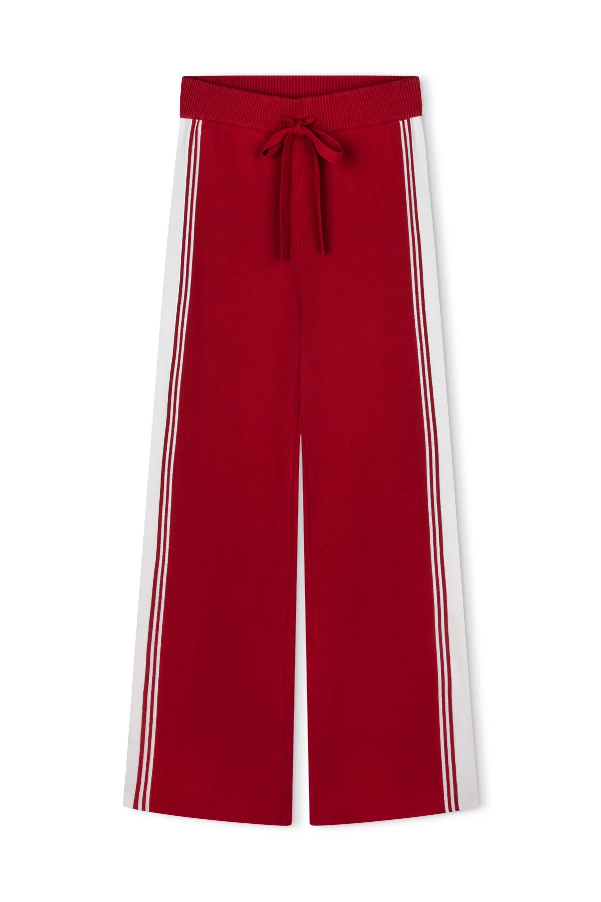Emery Pant - Wine / Ecru