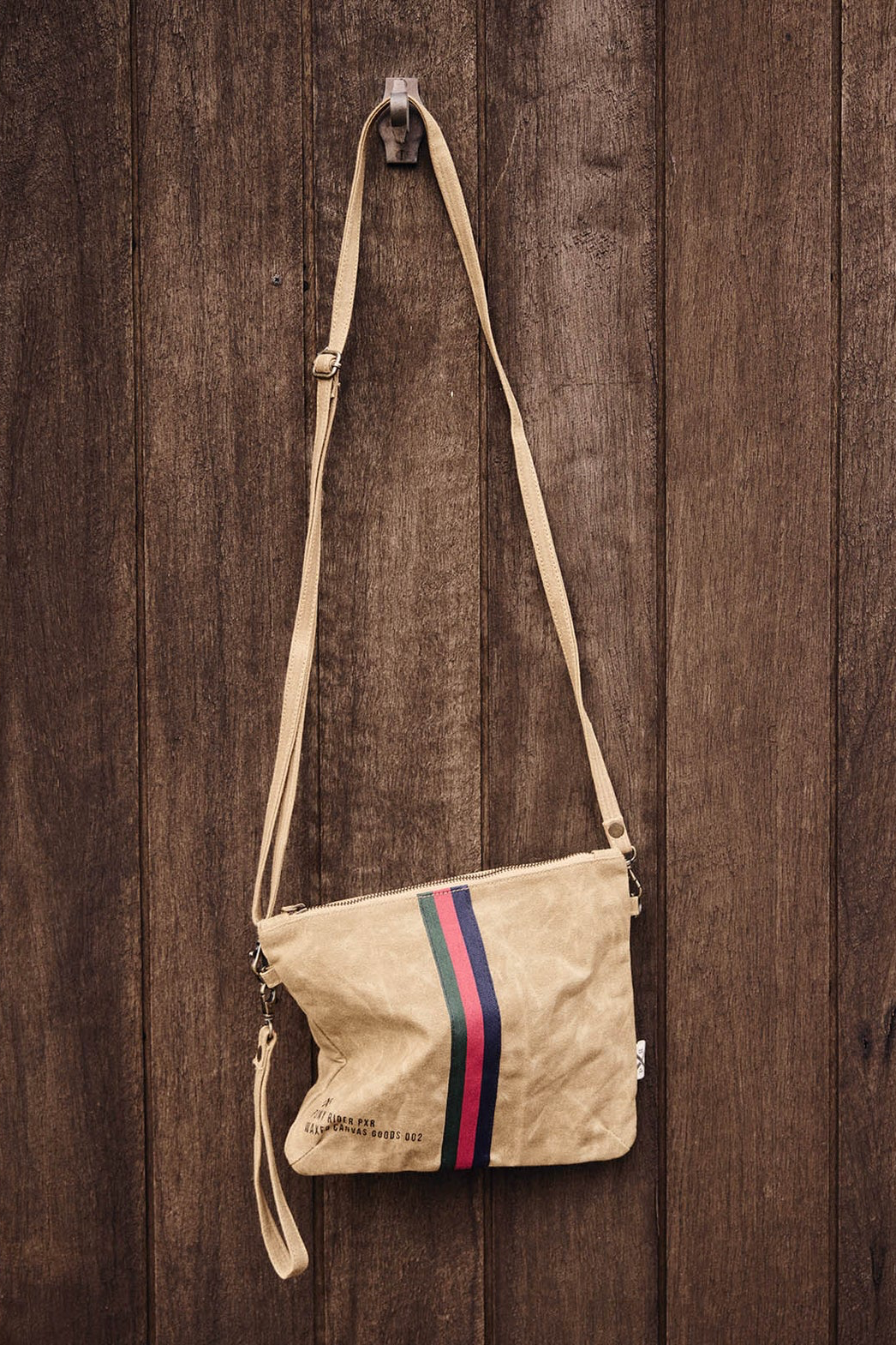 Escapee Clutch Bag with Strap - Golden Tan