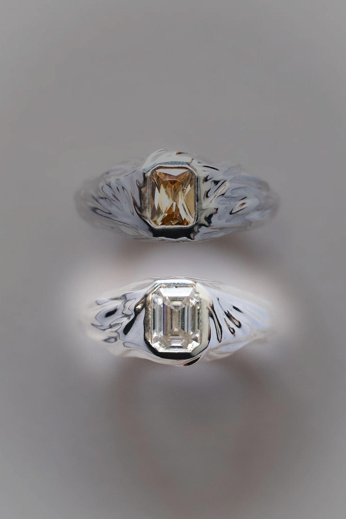 Esplendor Ring - Clear Moissanite